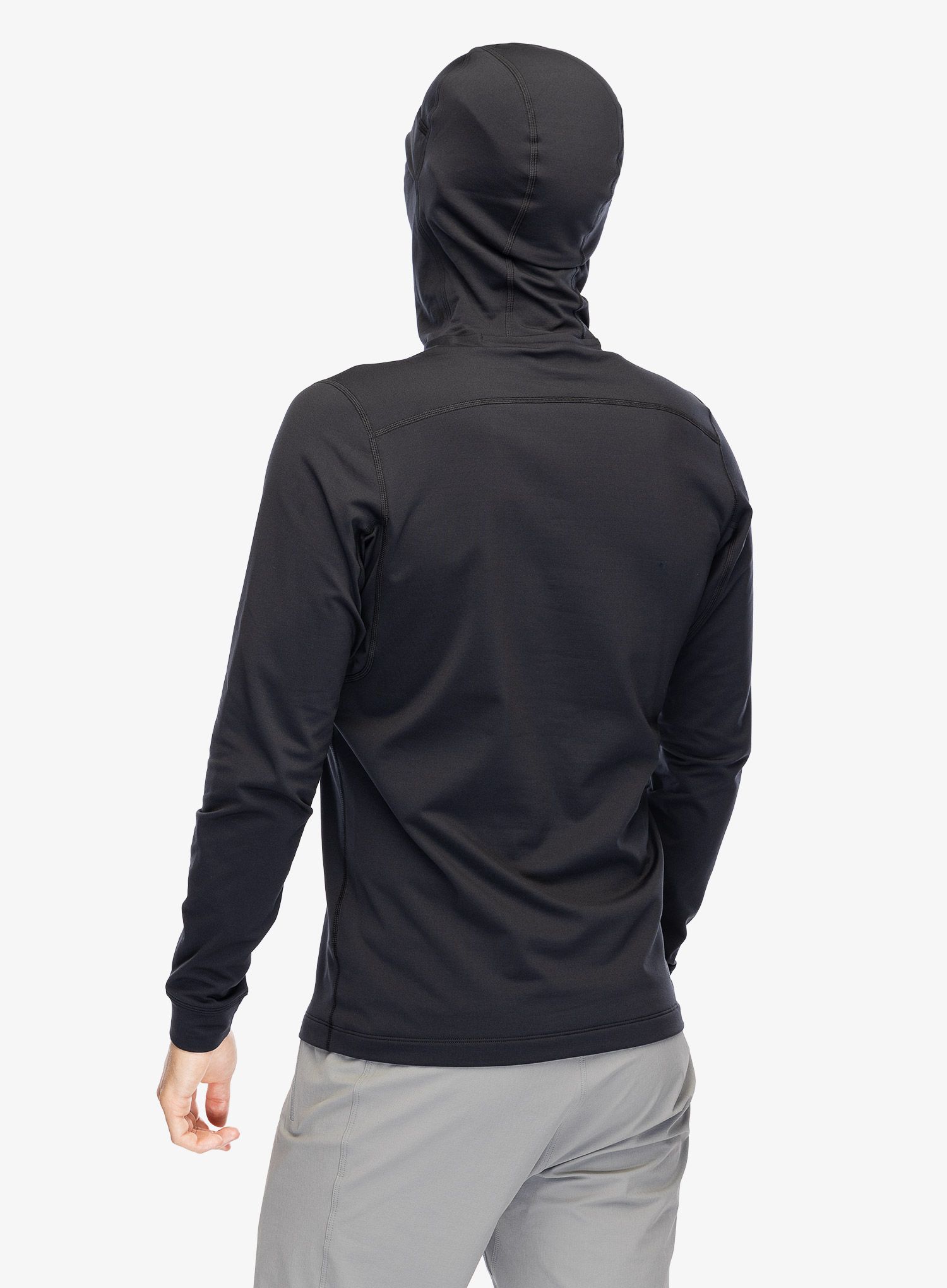 Termo flis jopa Arcteryx Rho LT Hoody - blk