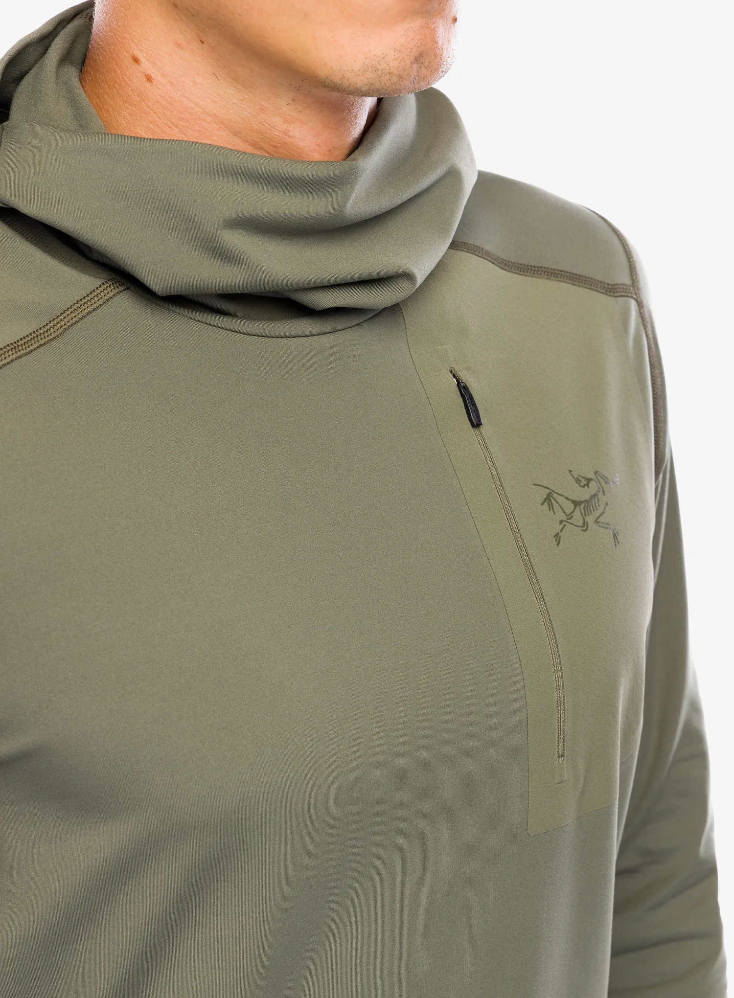 Termo flis jopa Arcteryx Rho LT Hoody - forage