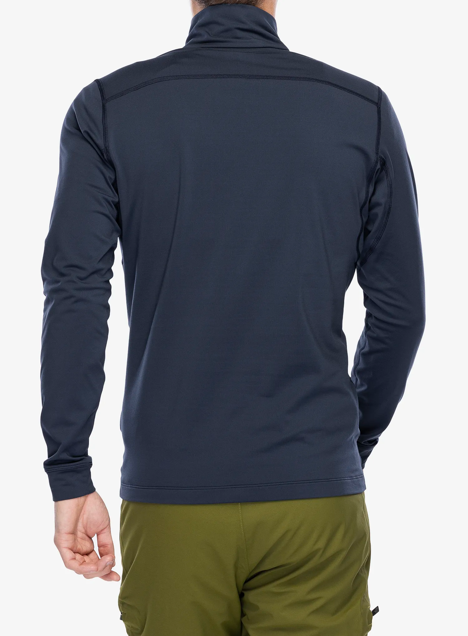 Termo flis jopa Arcteryx Rho LT Zip Neck - black sapphire