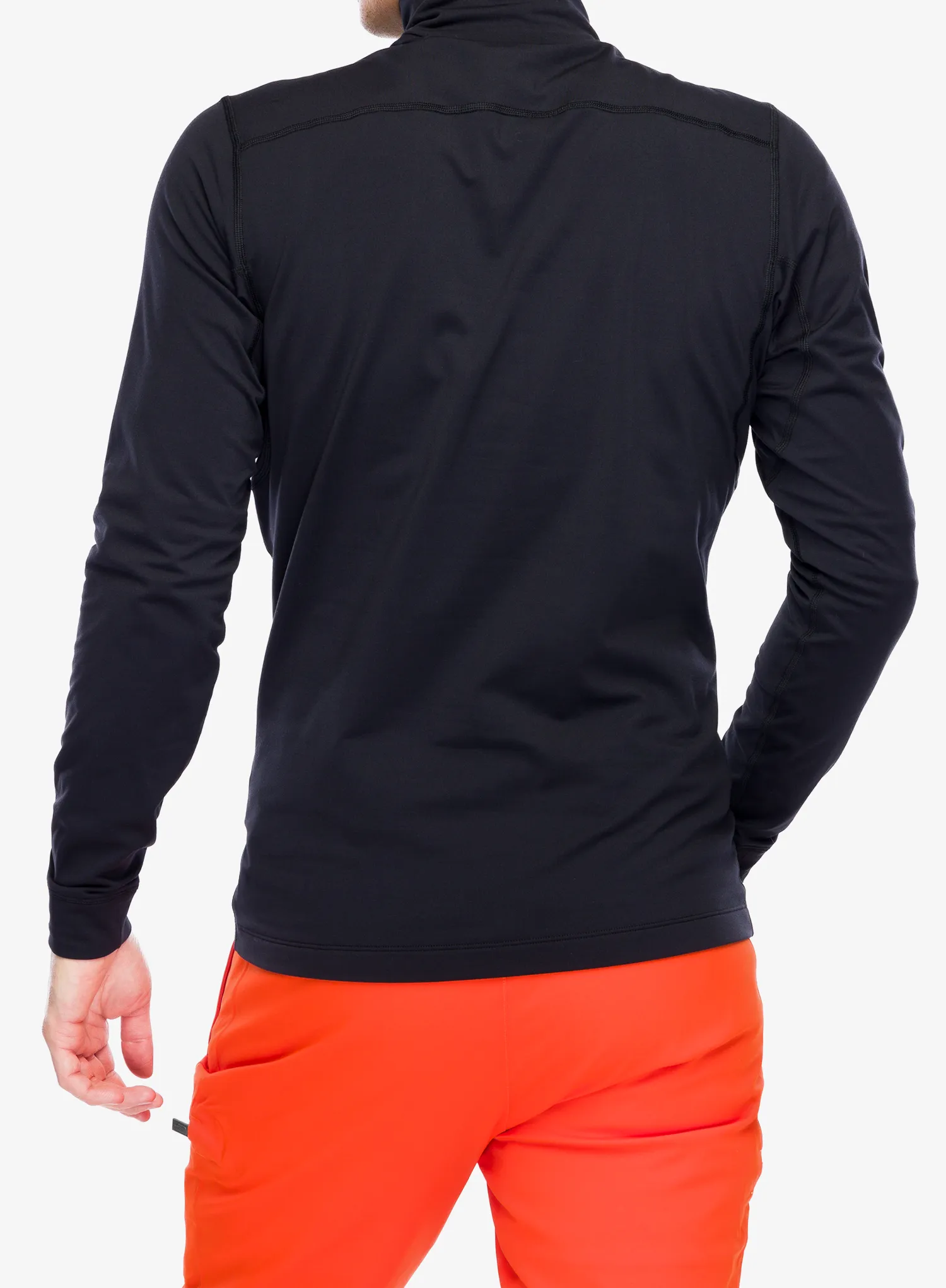 Termo flis jopa Arcteryx Rho LT Zip Neck - blk