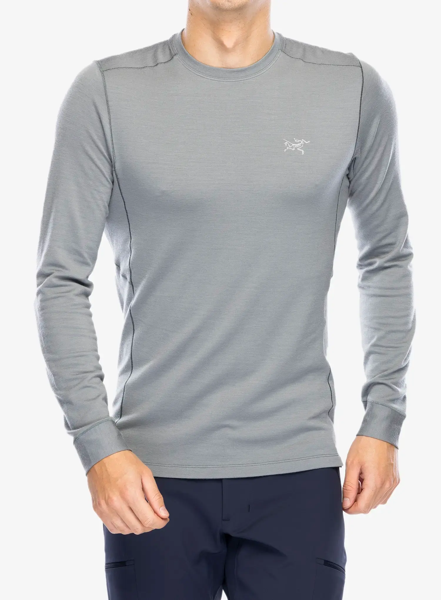 Termo flis jopa Arcteryx Rho Merino Wool Crew Neck LS - void
