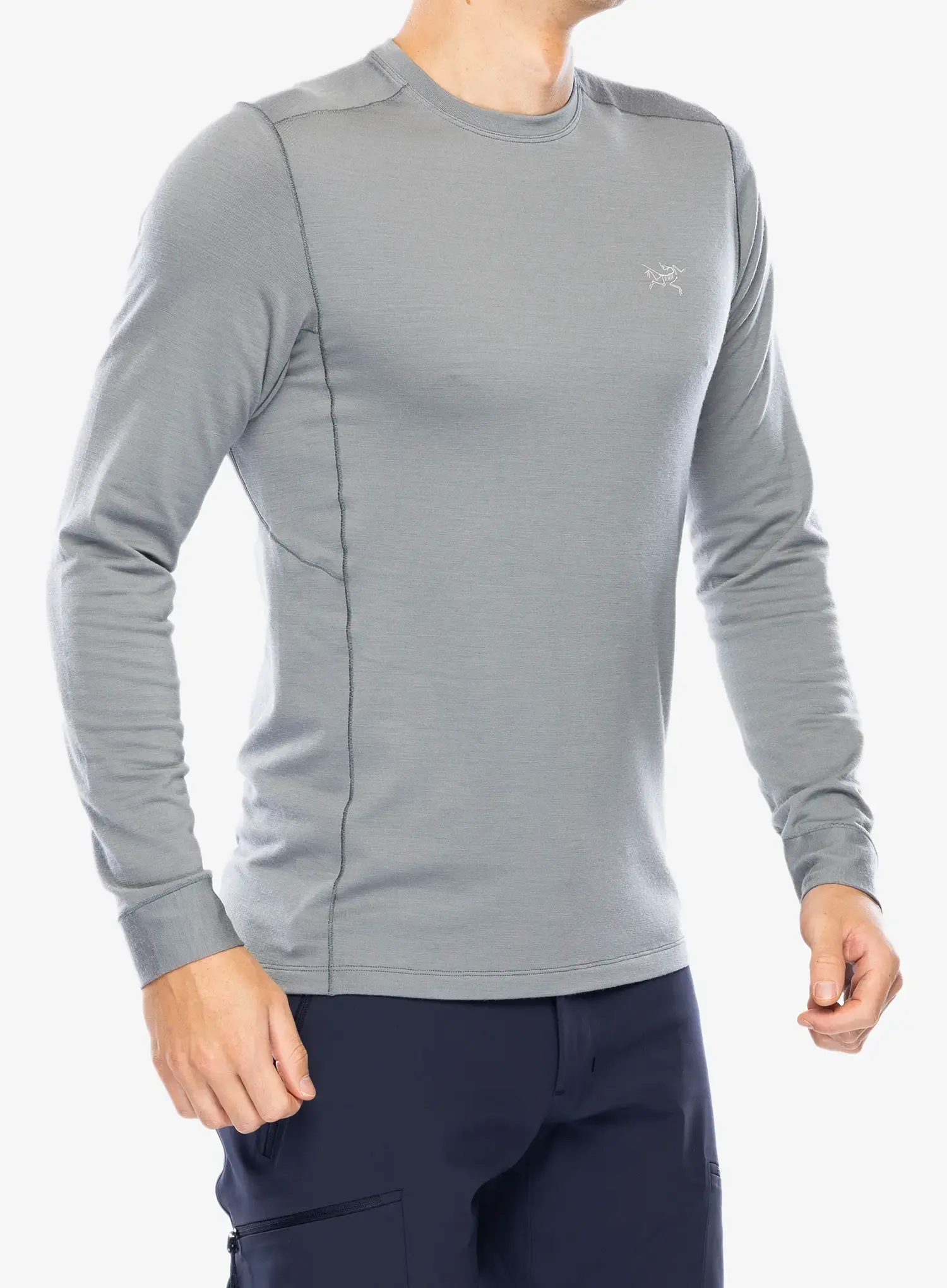 Termo flis jopa Arcteryx Rho Merino Wool Crew Neck LS - void