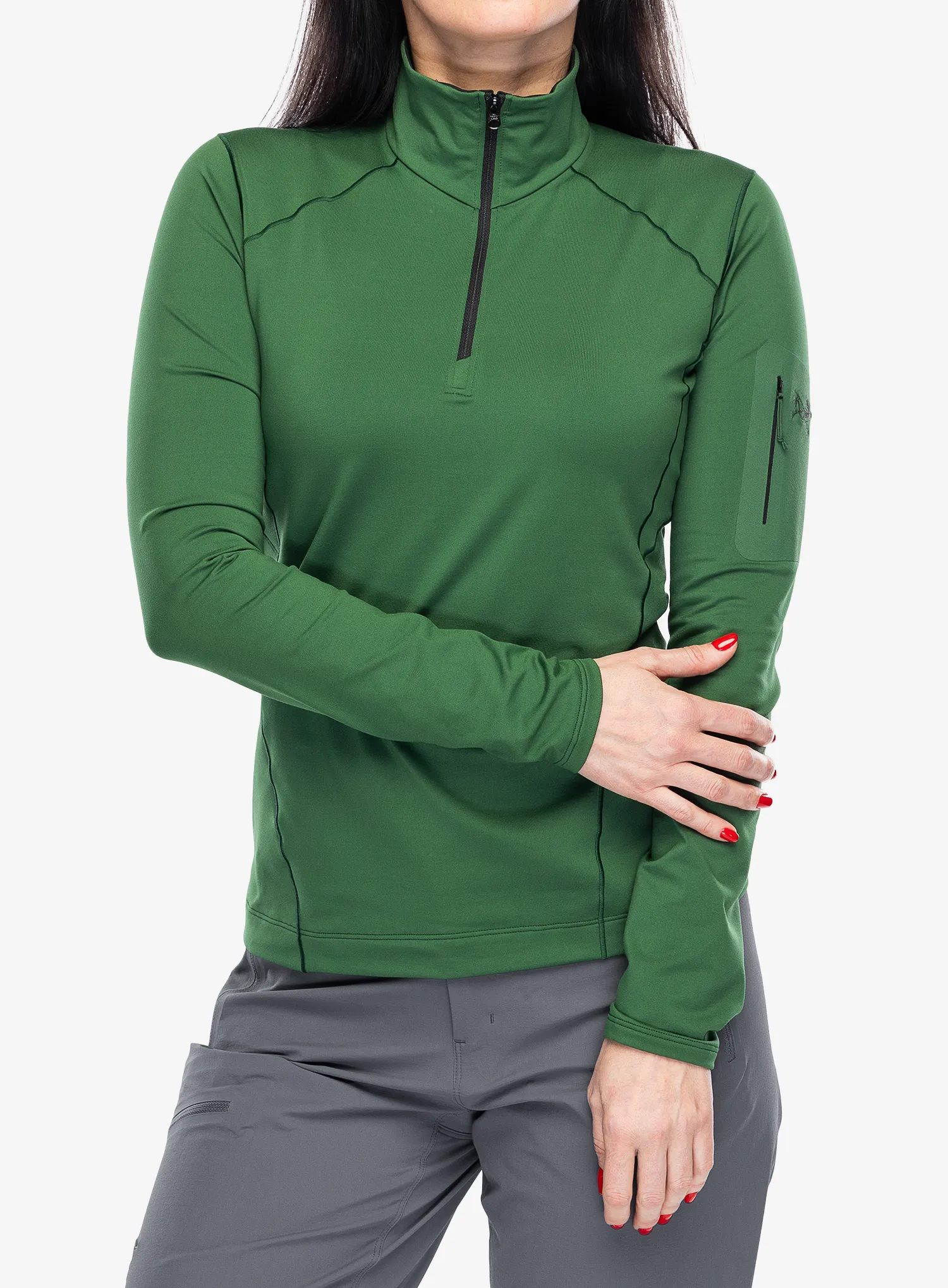 Ženska termo flis jopa Arcteryx Rho Zip Neck - eden