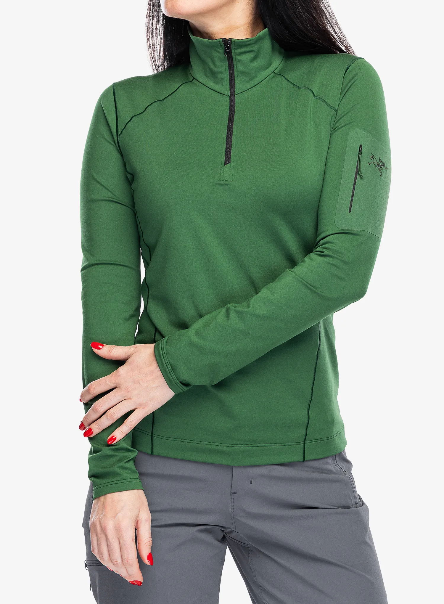 Ženska termo flis jopa Arcteryx Rho Zip Neck - eden