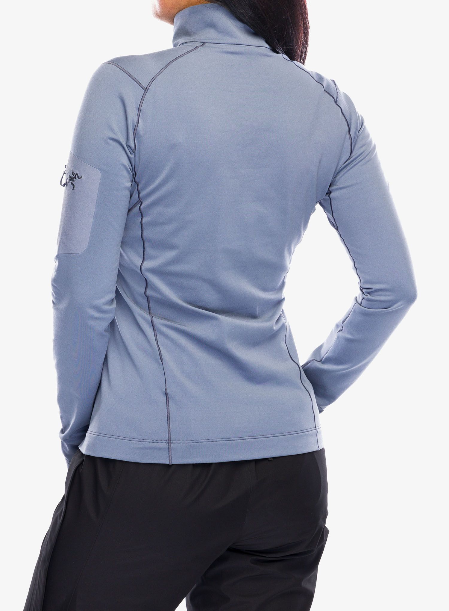 Ženska termo flis jopa Arcteryx Rho Zip Neck - stratus
