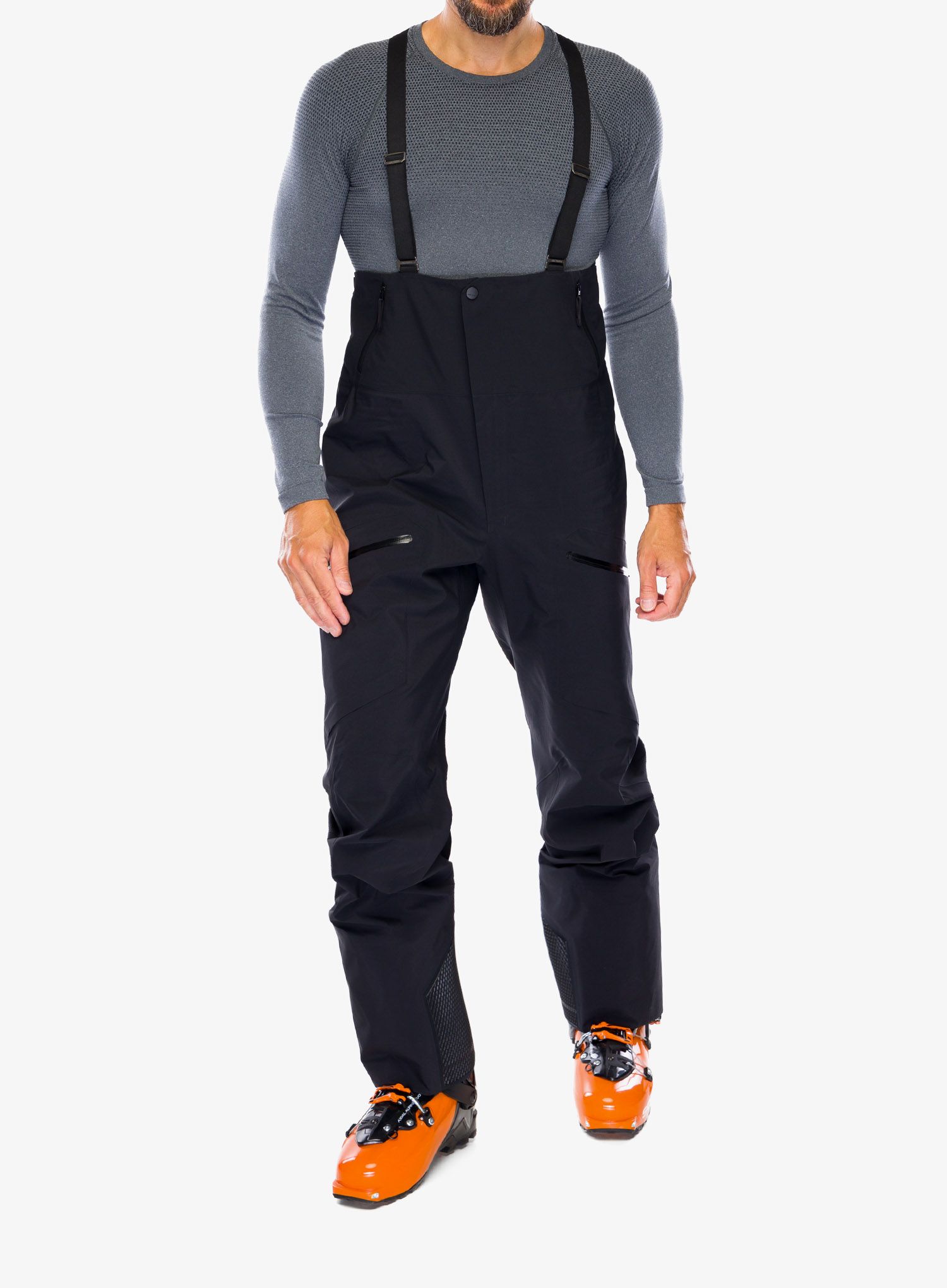 Hlače za turno smučanje Arcteryx Rush Bib Pant - black