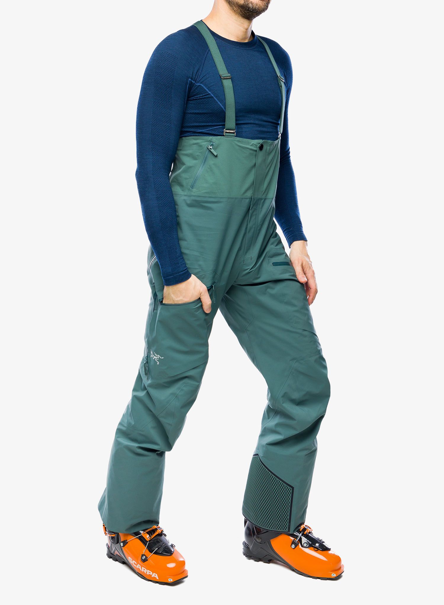 GORE TEX hlače Arcteryx Rush Bib Pant - boxcar