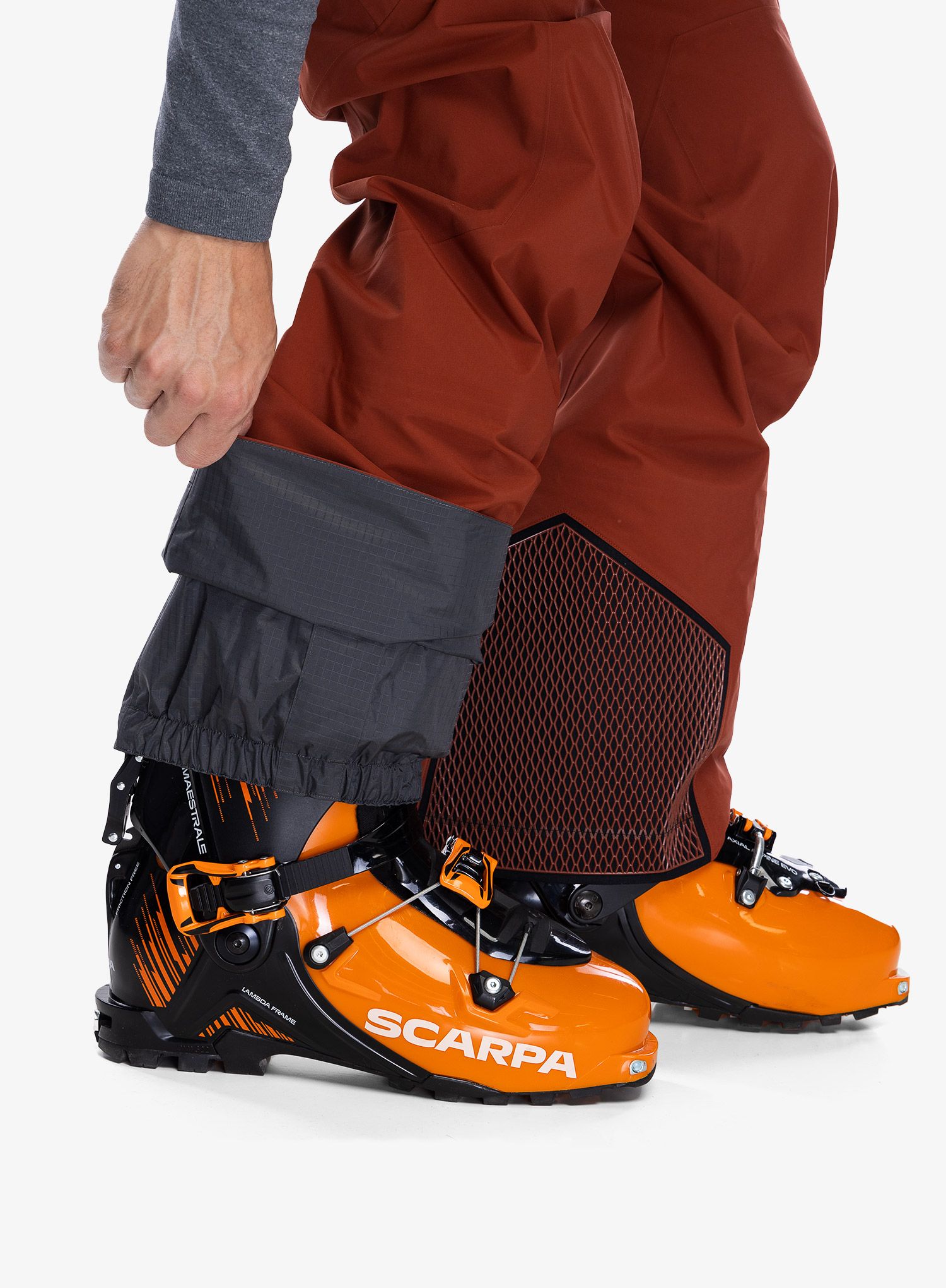 Hlače za turno smučanje Arcteryx Rush Bib Pant - sequoia