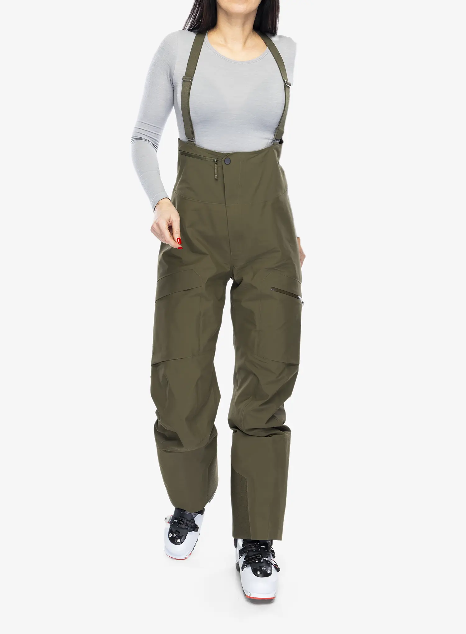 Ženske GORE-TEX hlače Arcteryx Rush Bib Pant - tatsu