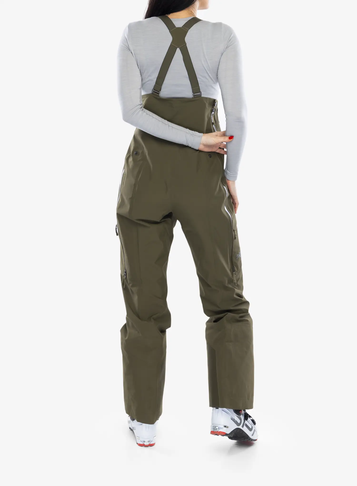 Ženske GORE-TEX hlače Arcteryx Rush Bib Pant - tatsu
