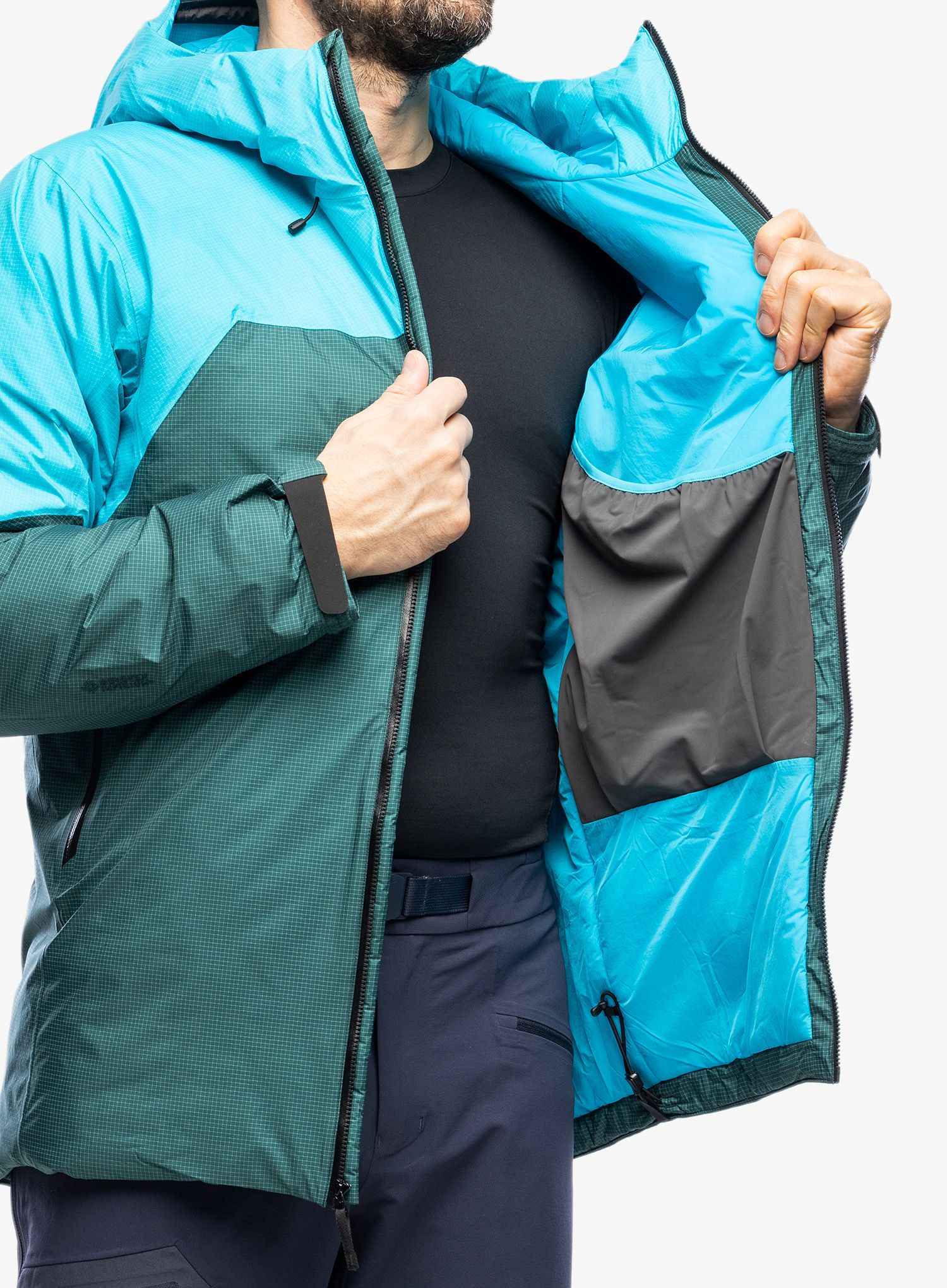 Sintetična jakna Arcteryx Rush Insulated Jacket - blue tetra/pytheas