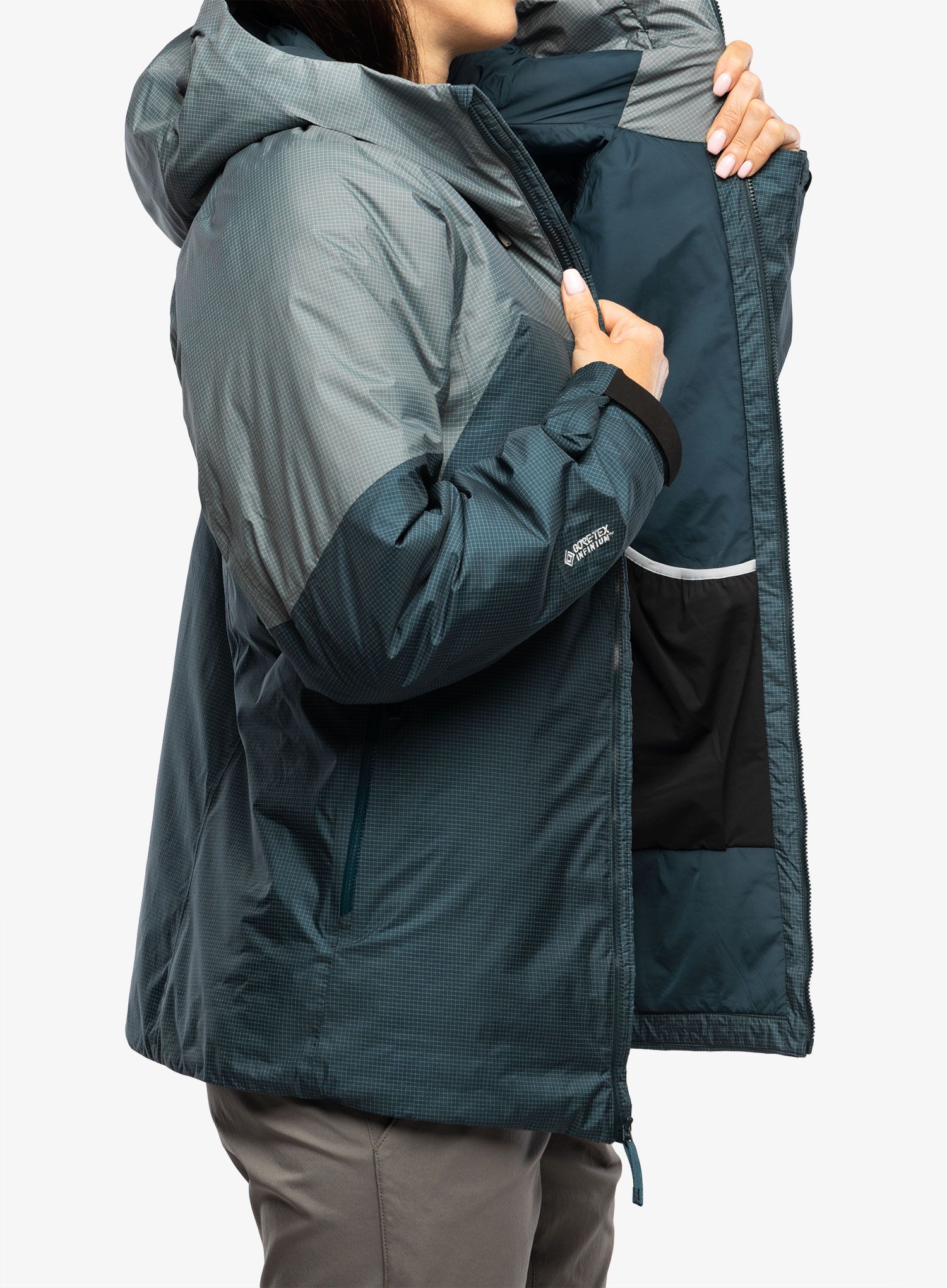 Ženska sintetična jakna Arcteryx Rush Insulated Jacket - labyrinth/dark immersion