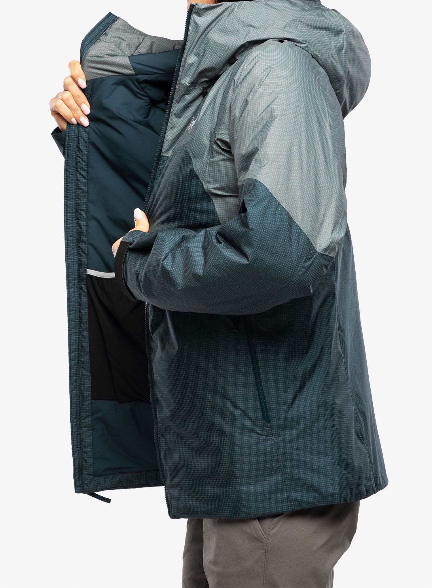 Ženska sintetična jakna Arcteryx Rush Insulated Jacket - labyrinth/dark immersion