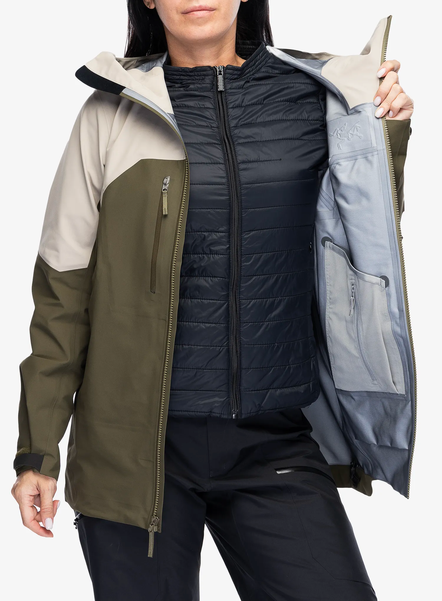Ženska smučarska jakna Arcteryx Rush Jacket - rune/tatsu/tatsu