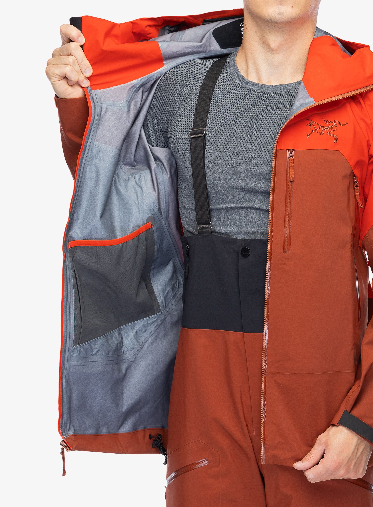 GORE-TEX jakna Arcteryx Rush Jacket - solaris/sequoia
