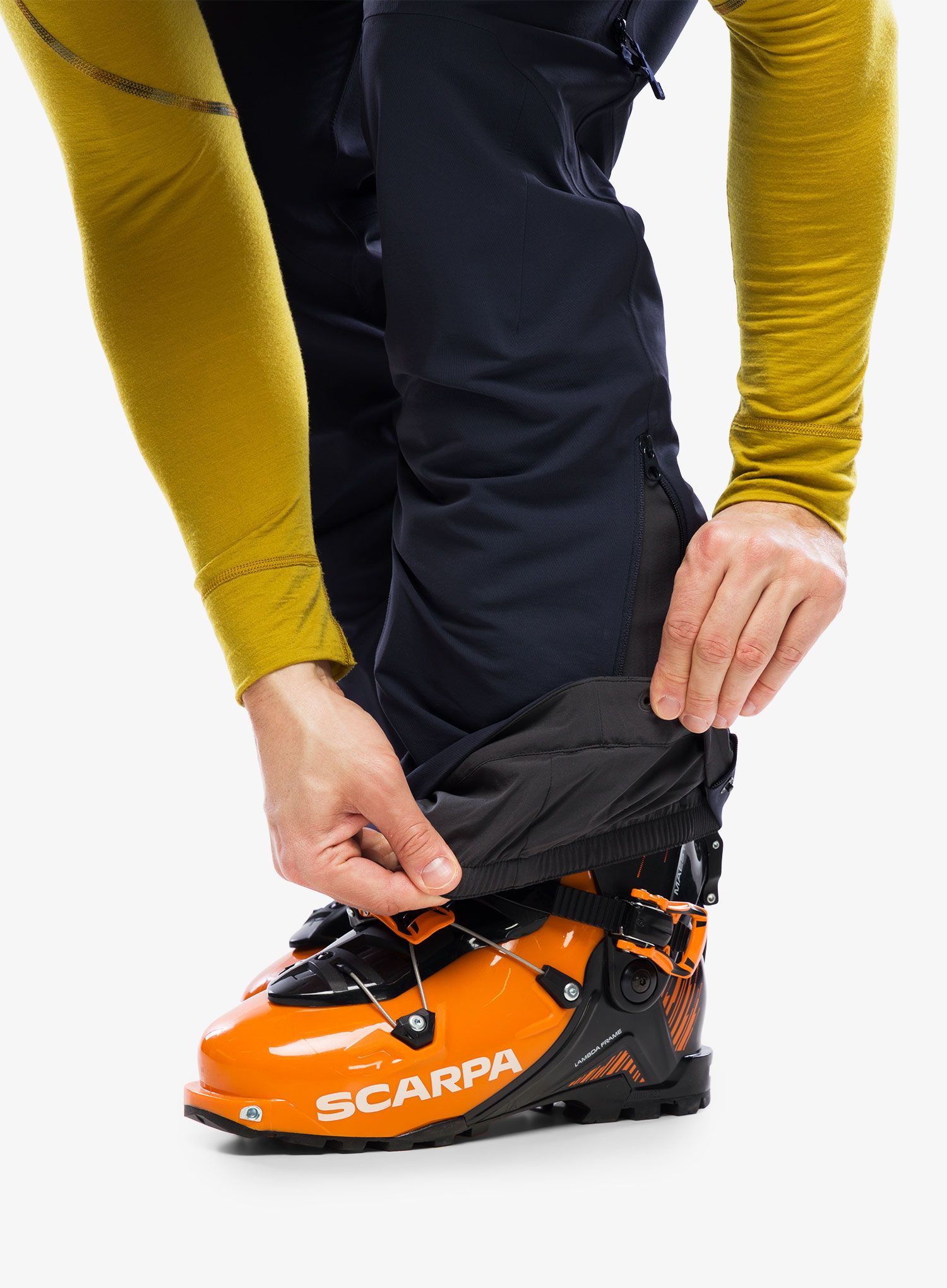 Softshell hlače Arcteryx Rush Softshell Pant - black sapphire