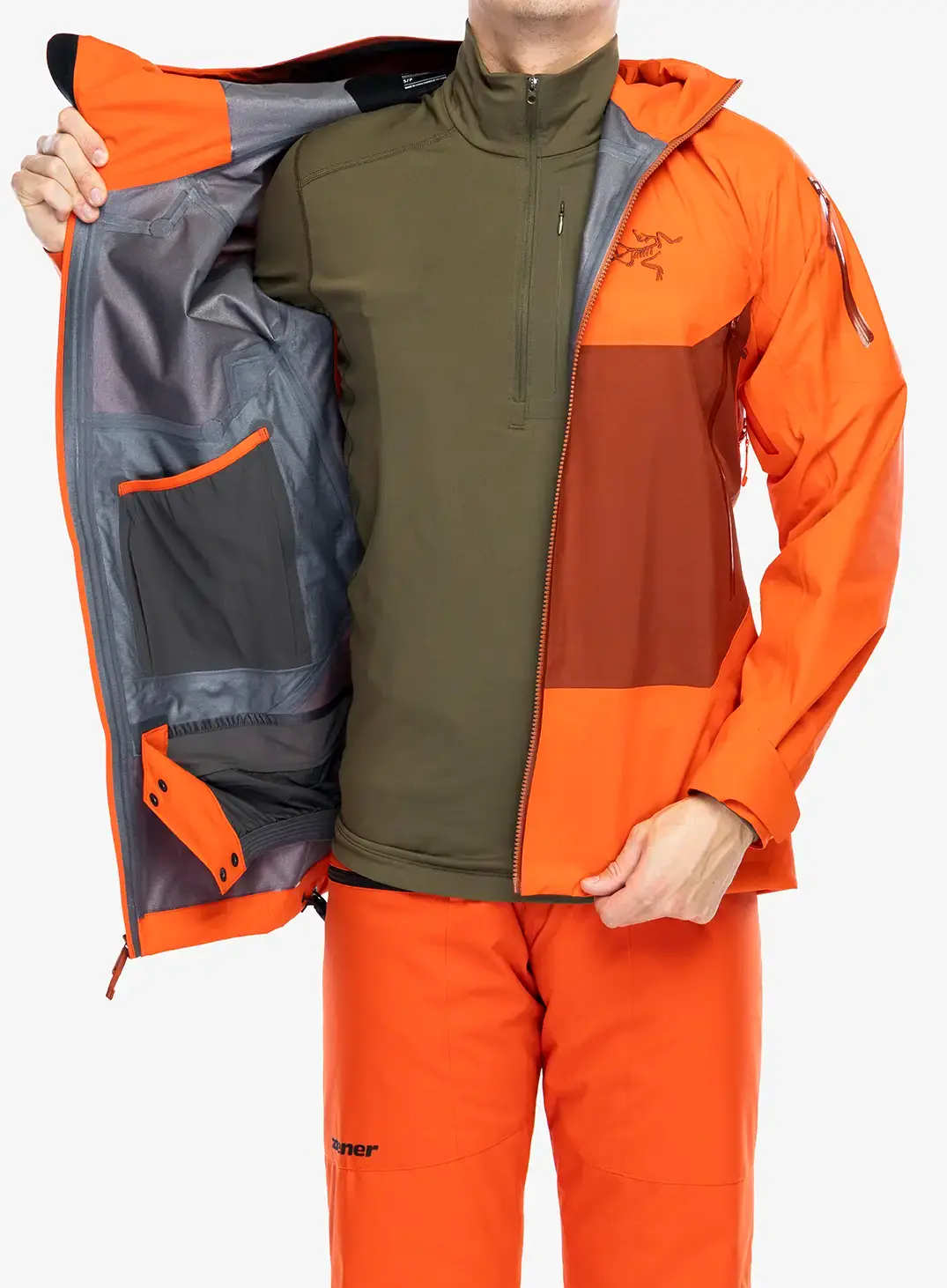 Smučarska jakna Arcteryx Sabre Jacket - solaris/sequoia