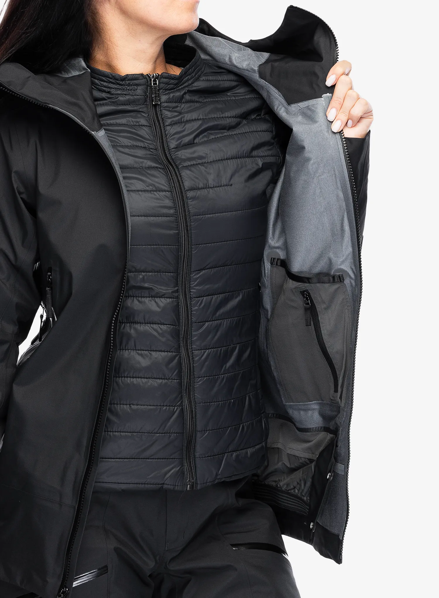 Ženska hardshell jakna Arcteryx Sentinel Jacket - black