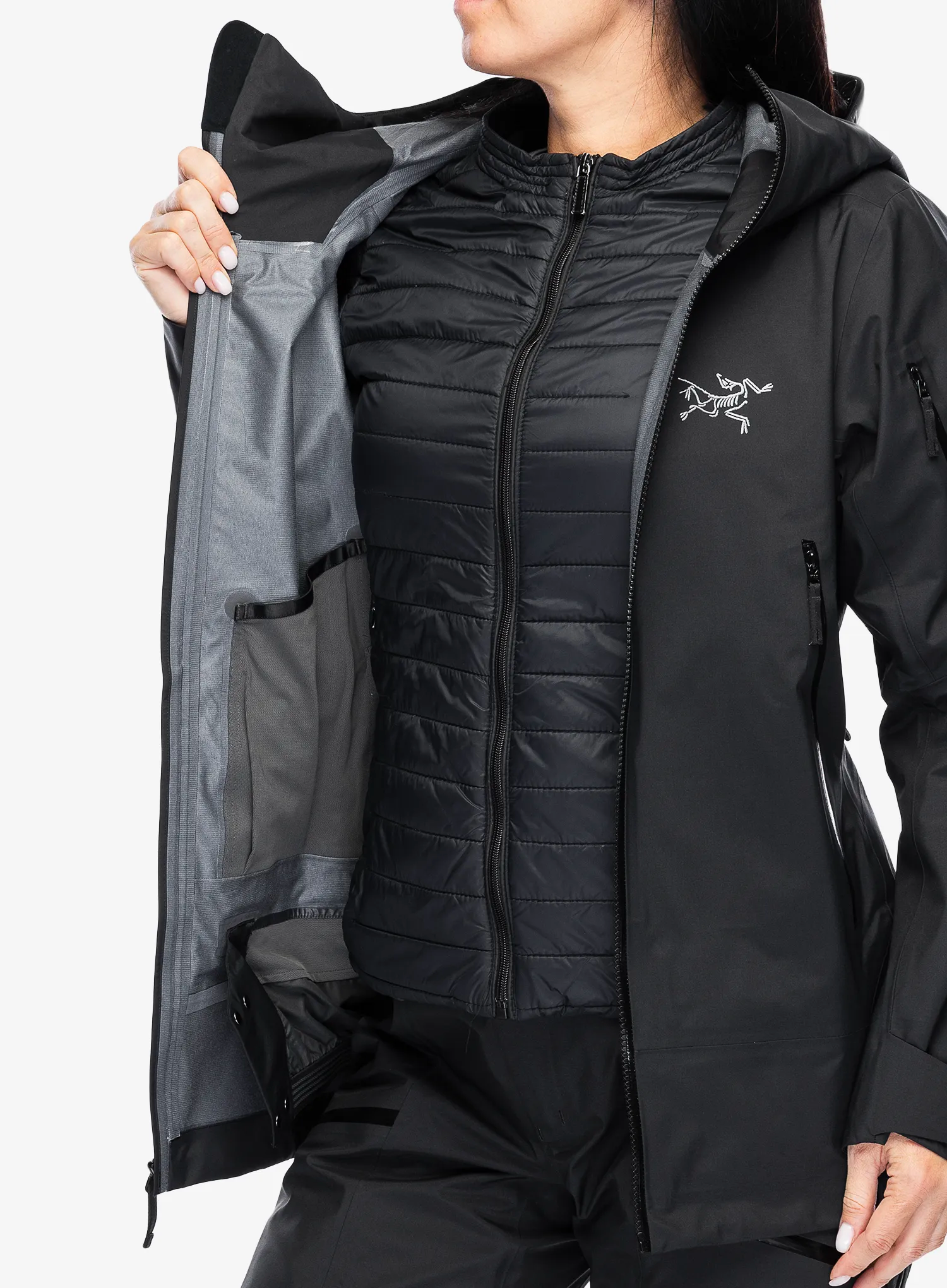 Ženska hardshell jakna Arcteryx Sentinel Jacket - black