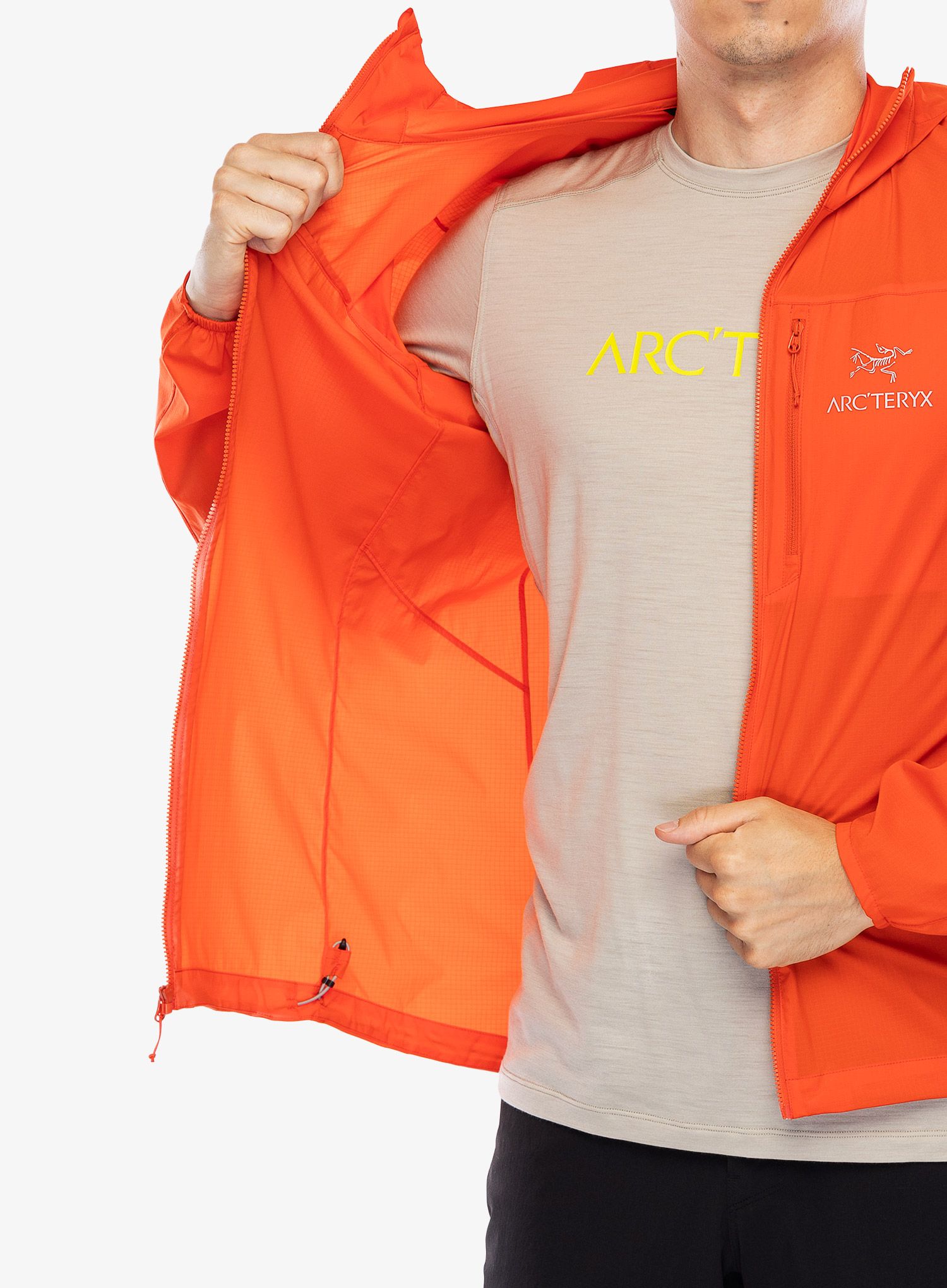 Vetrovka Arcteryx Squamish Hoody - solaris