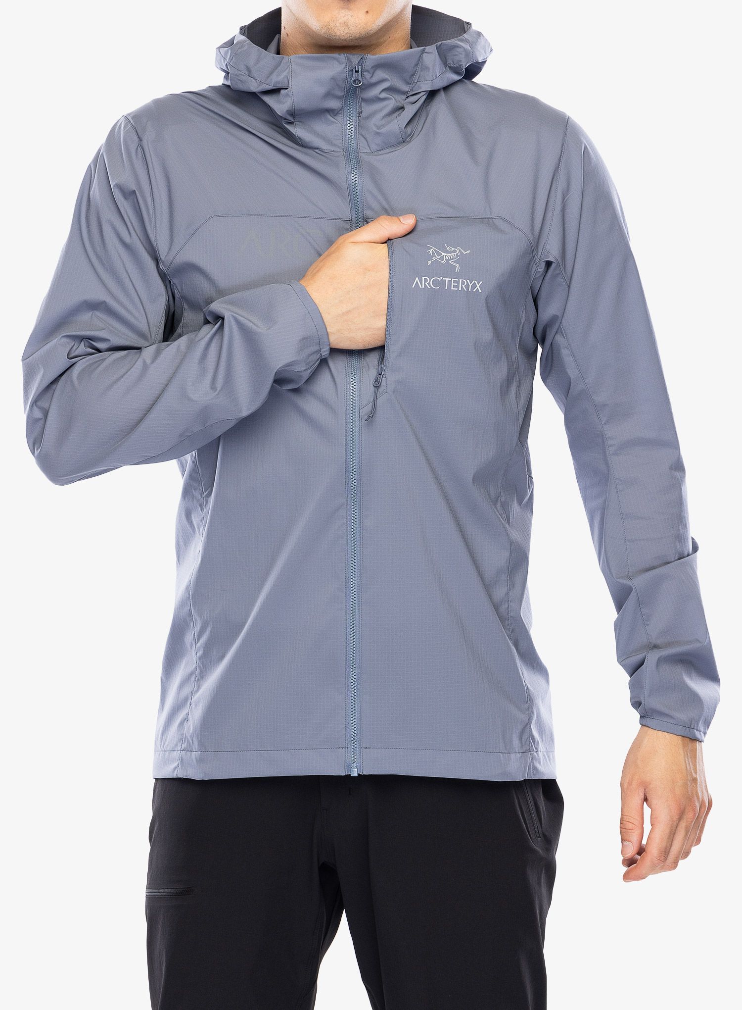 Vetrovka Arcteryx Squamish Hoody - stratus