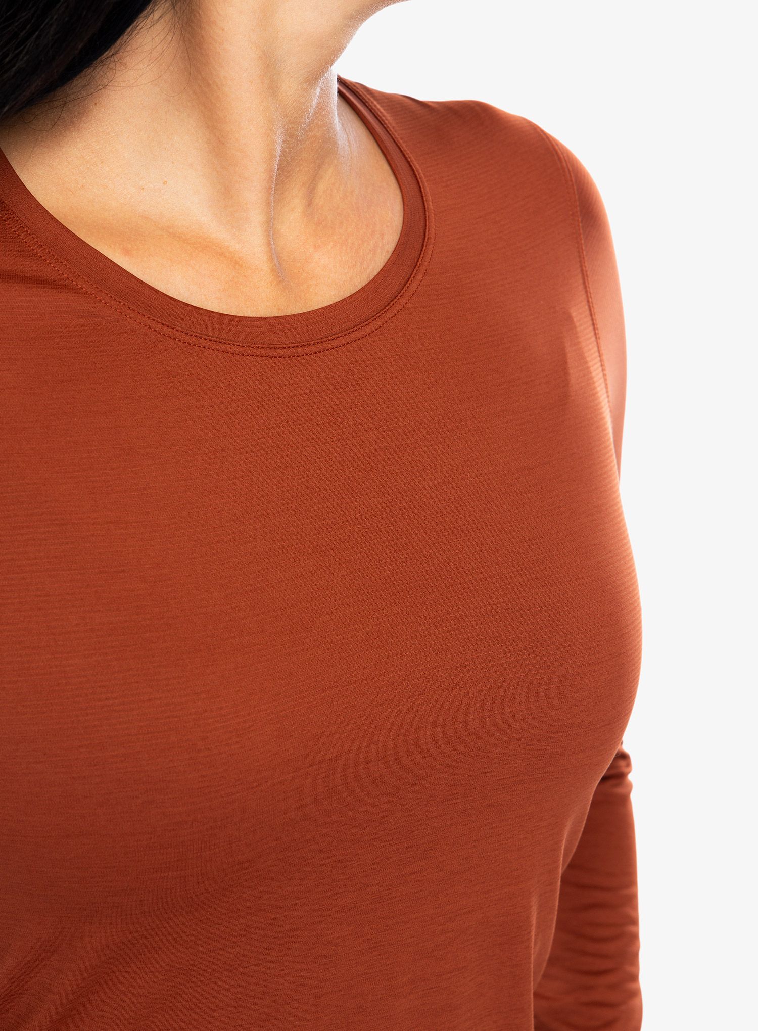 Ženska jopica Arcteryx Taema Crew Neck Shirt LS - sequoia heather