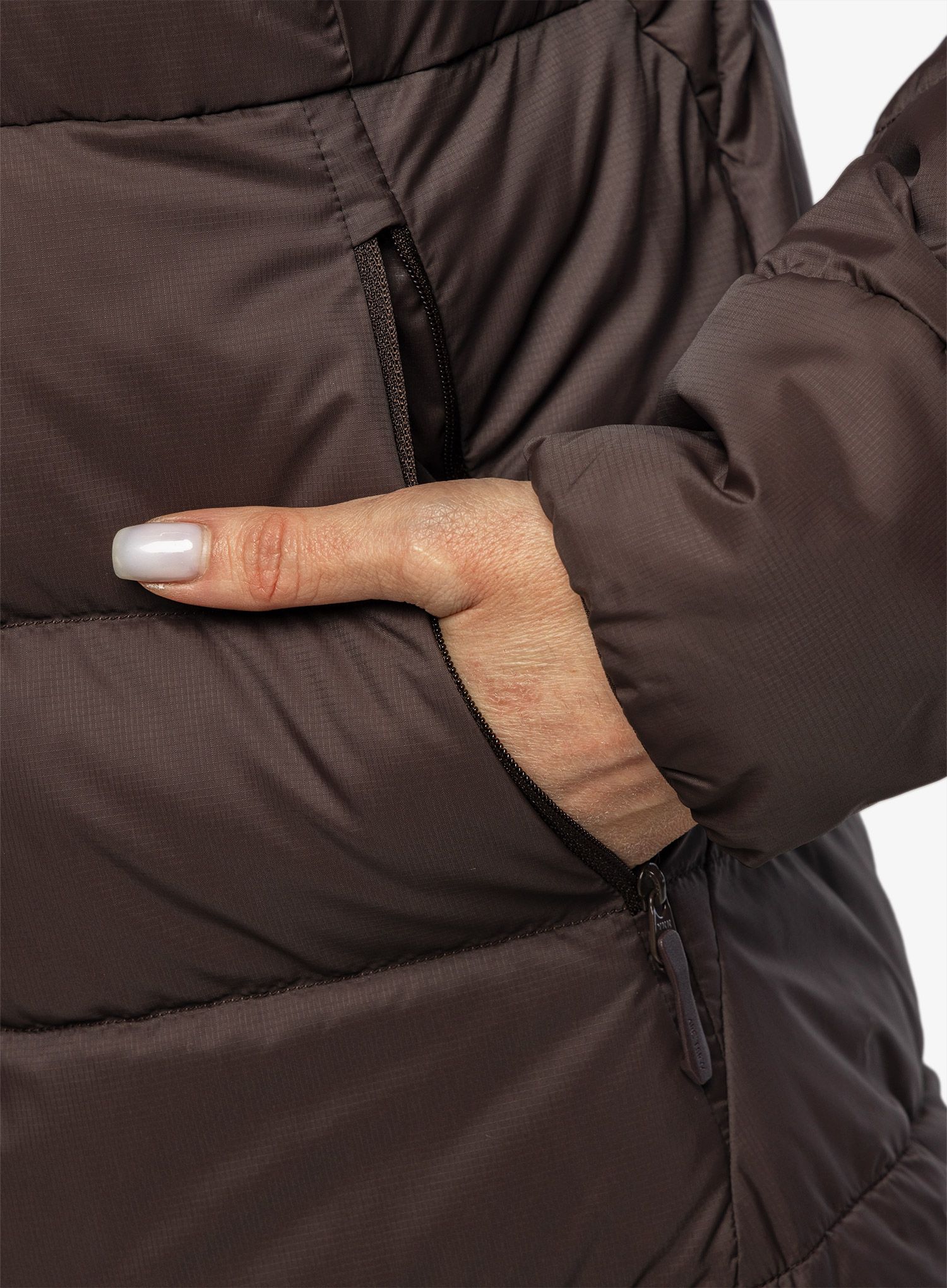 Ženska puhovka Arcteryx Thorium Hoody - bitters
