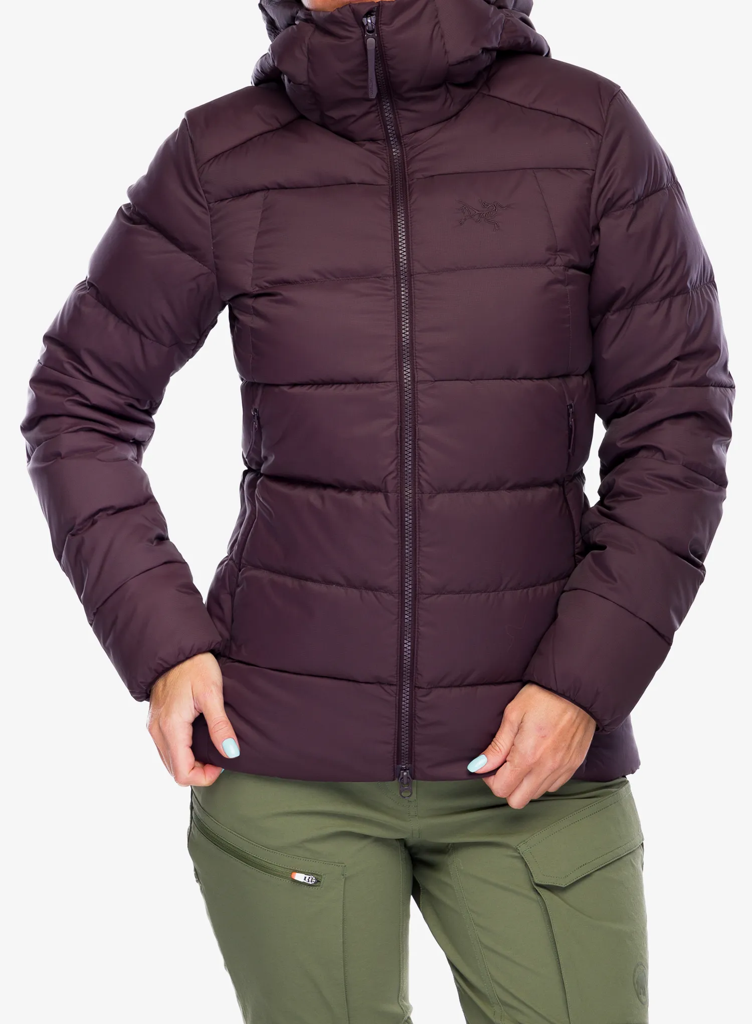 Ženska puhovka Arcteryx Thorium Hoody - phantasm