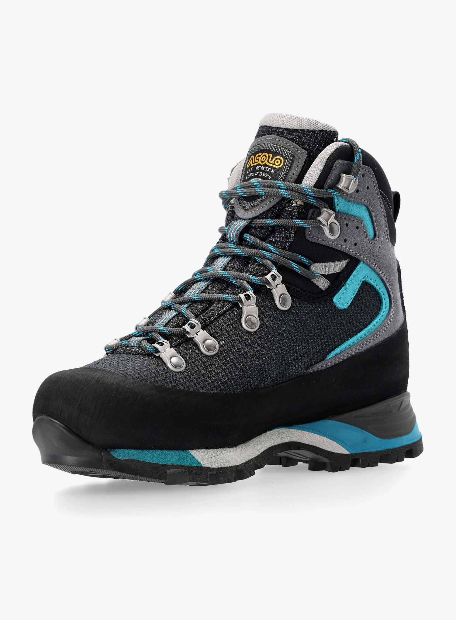 Ženski treking čevlji Asolo Corax GV - black/peacock blue