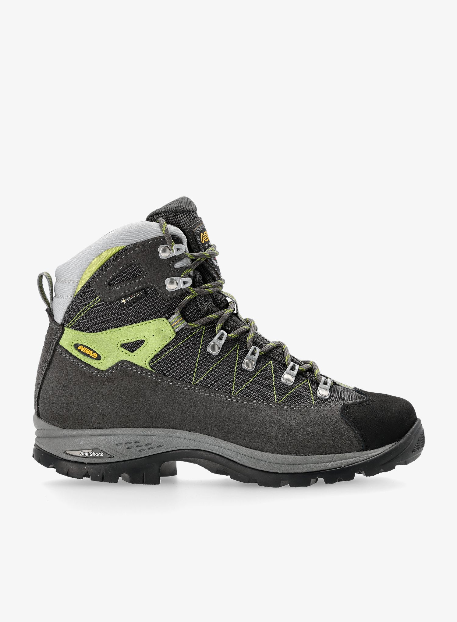 GORE TEX čevlji Asolo Finder GV - graphite/greenlime