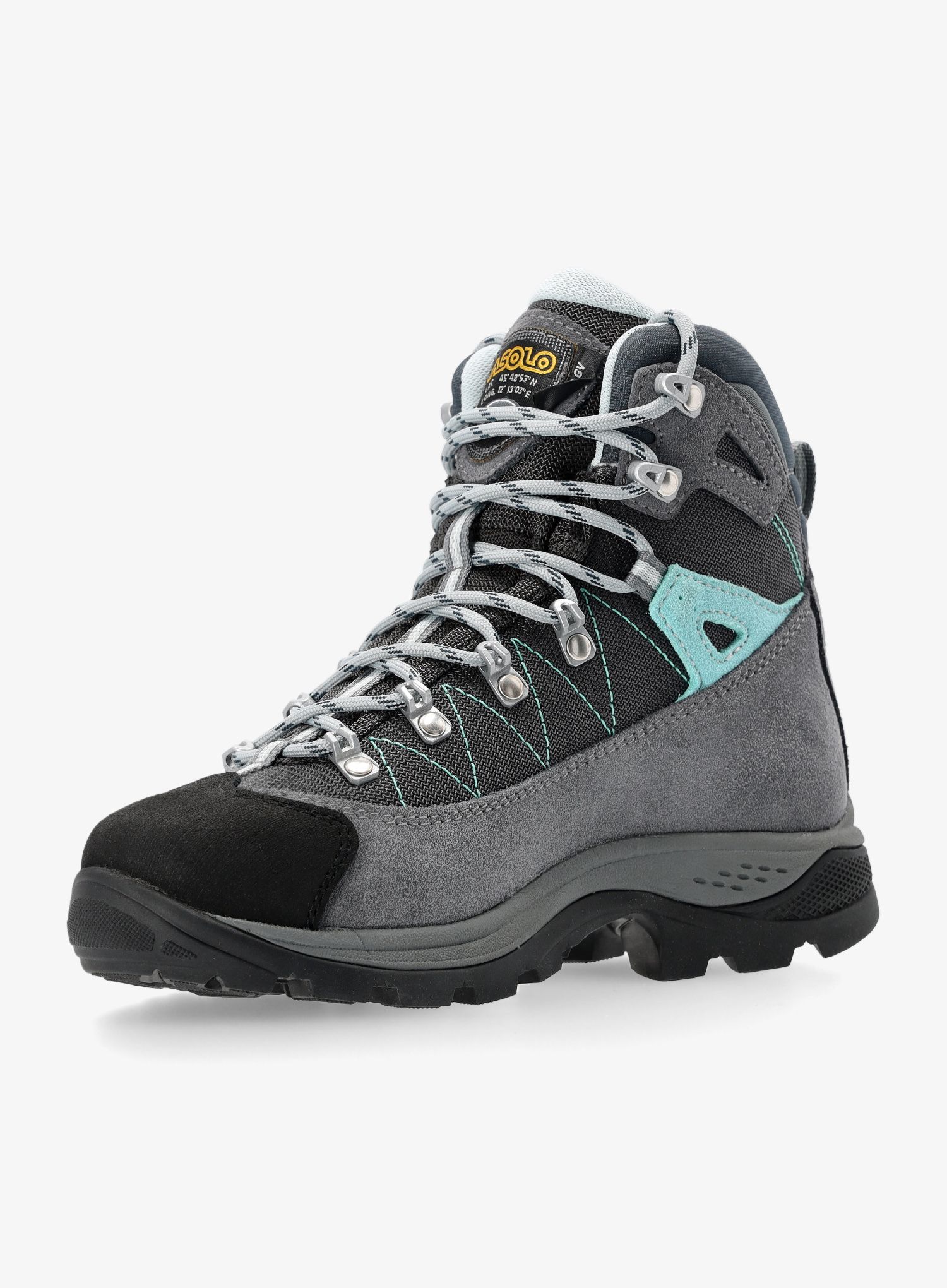 Ženski treking čevlji Asolo Finder GV - grey/gunmetal/pools