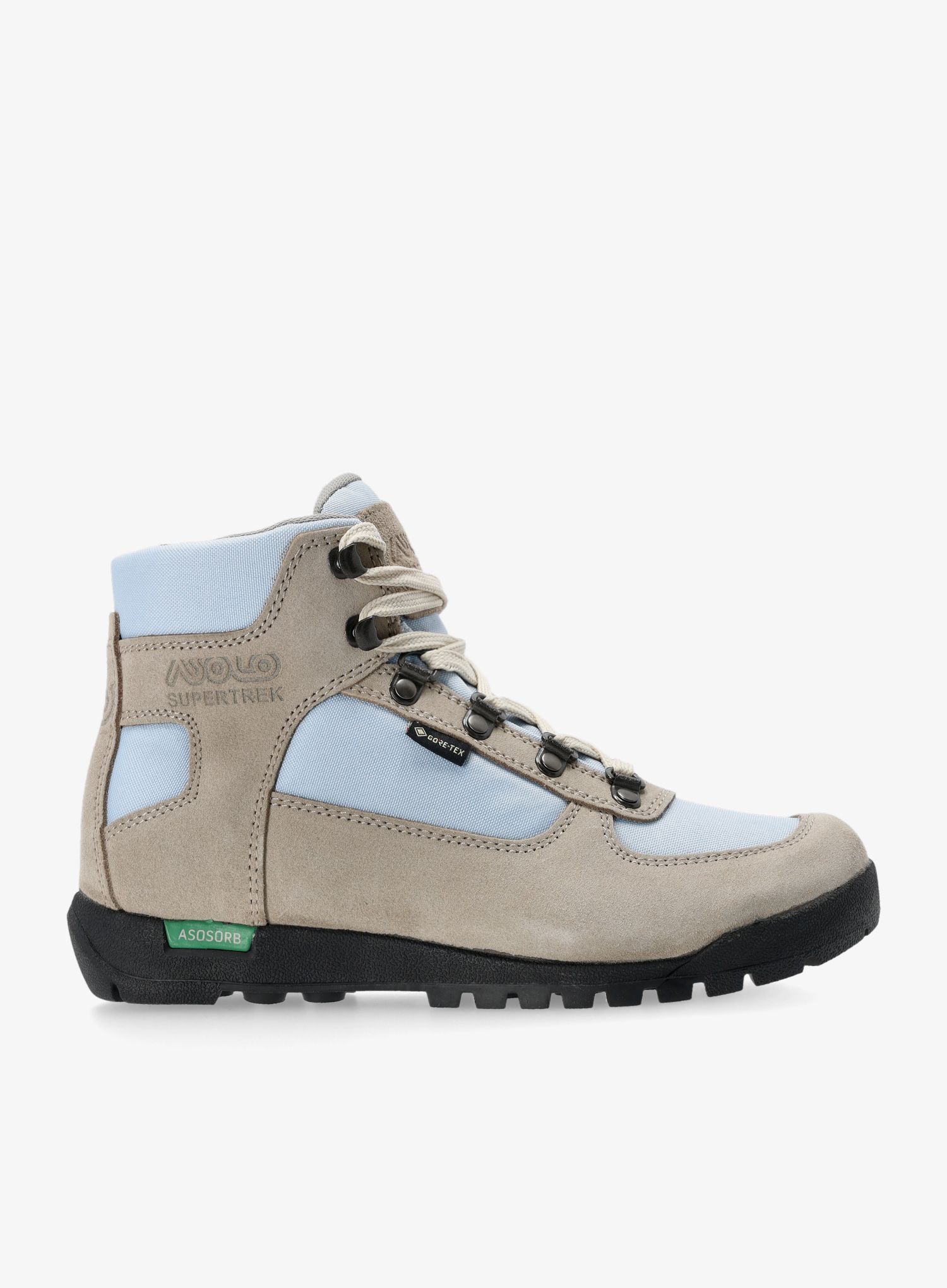 Ženski GORE-TEX čevlji Asolo Supertrek GTX - earthbeige/blue fog