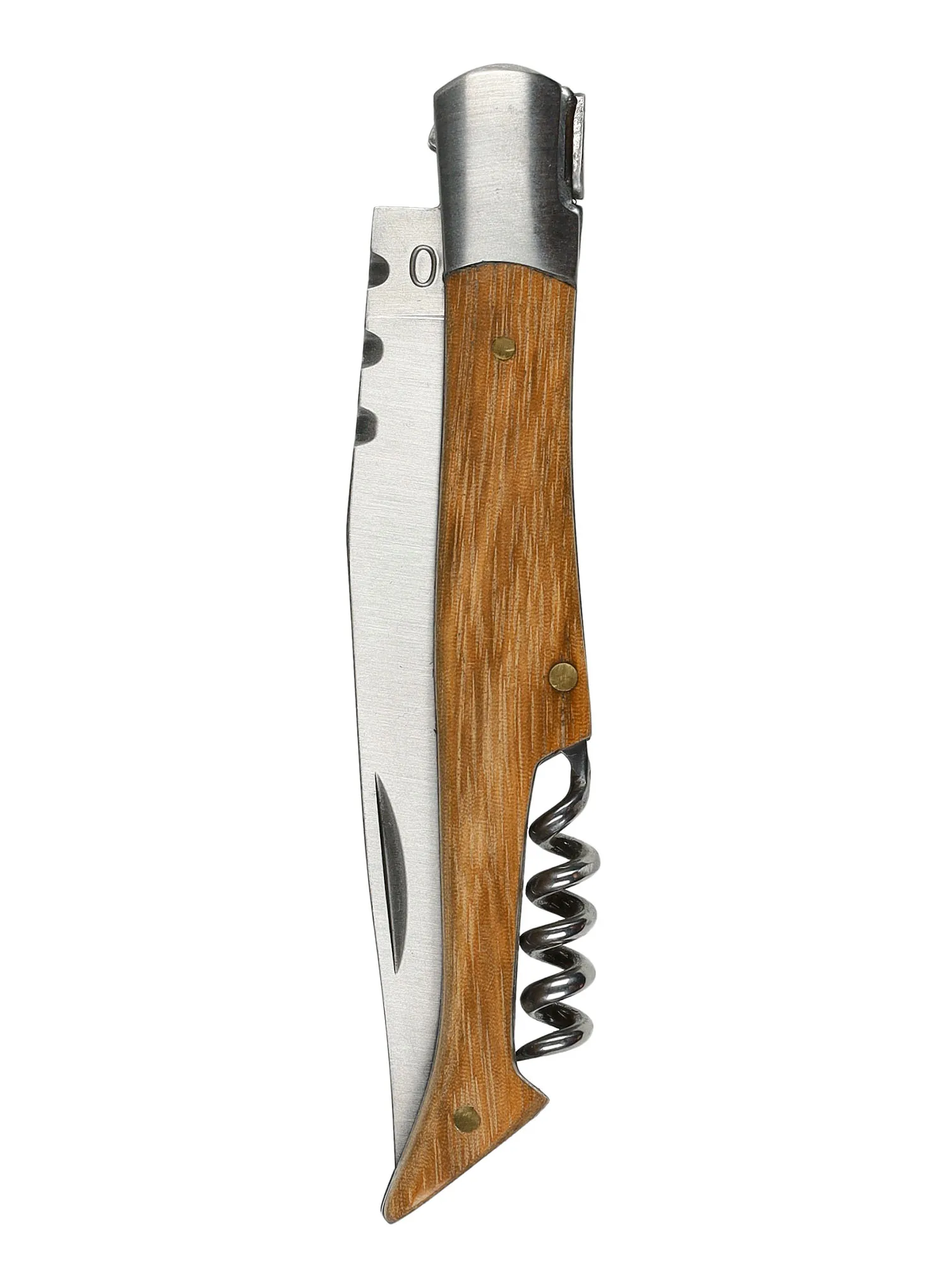 Zložljiv nož Baladeo Tradition 12 cm - zebrano/kork