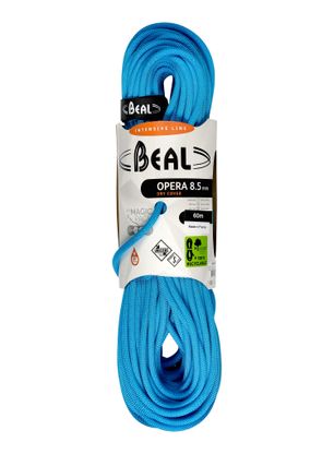 Plezalna vrv Beal Opera 8,5 mm 60 m Unicore Dry Cover - blue