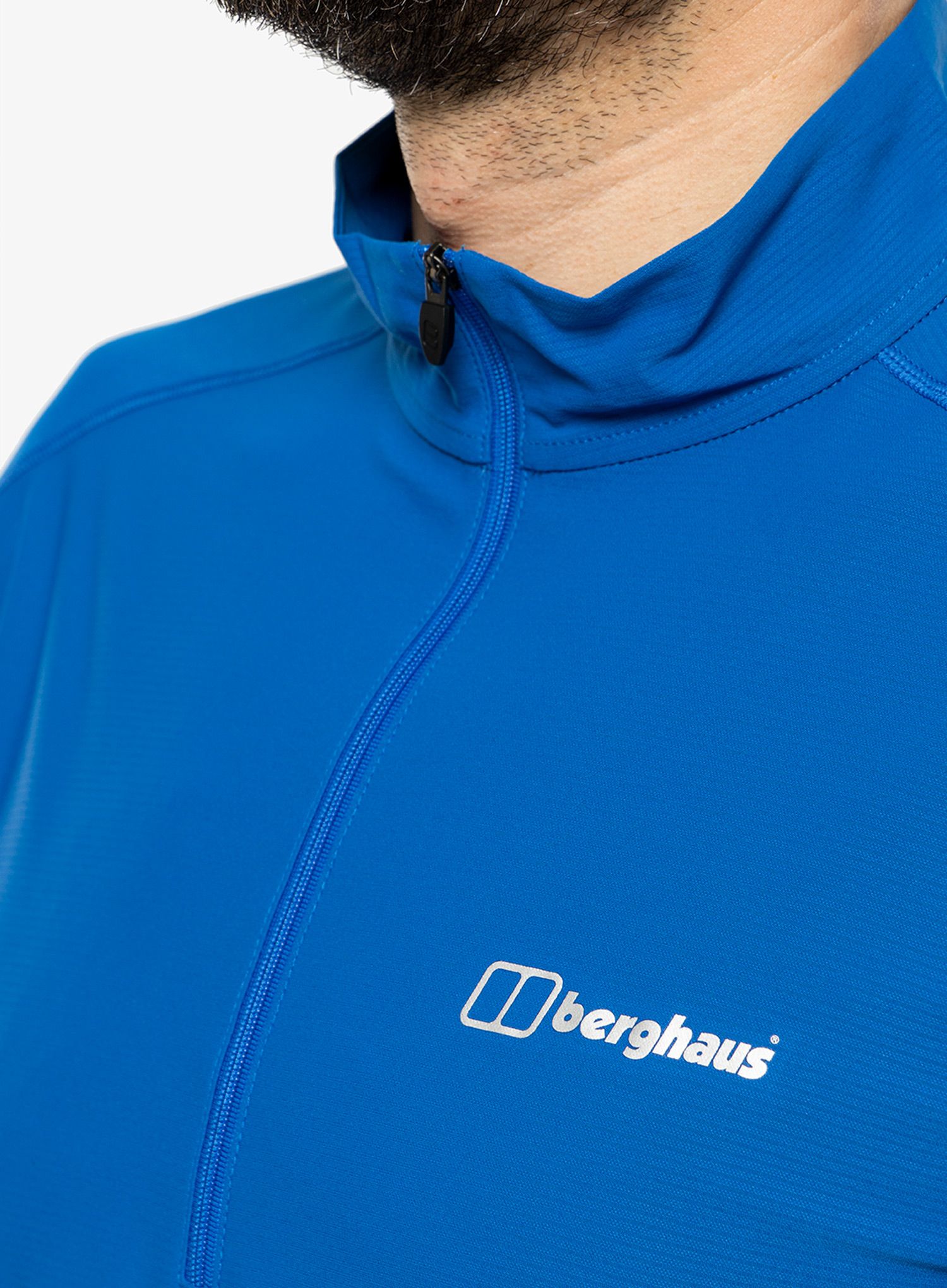 Jopica Berghaus 24/7 Tech Tee LS HZ - turkish sea