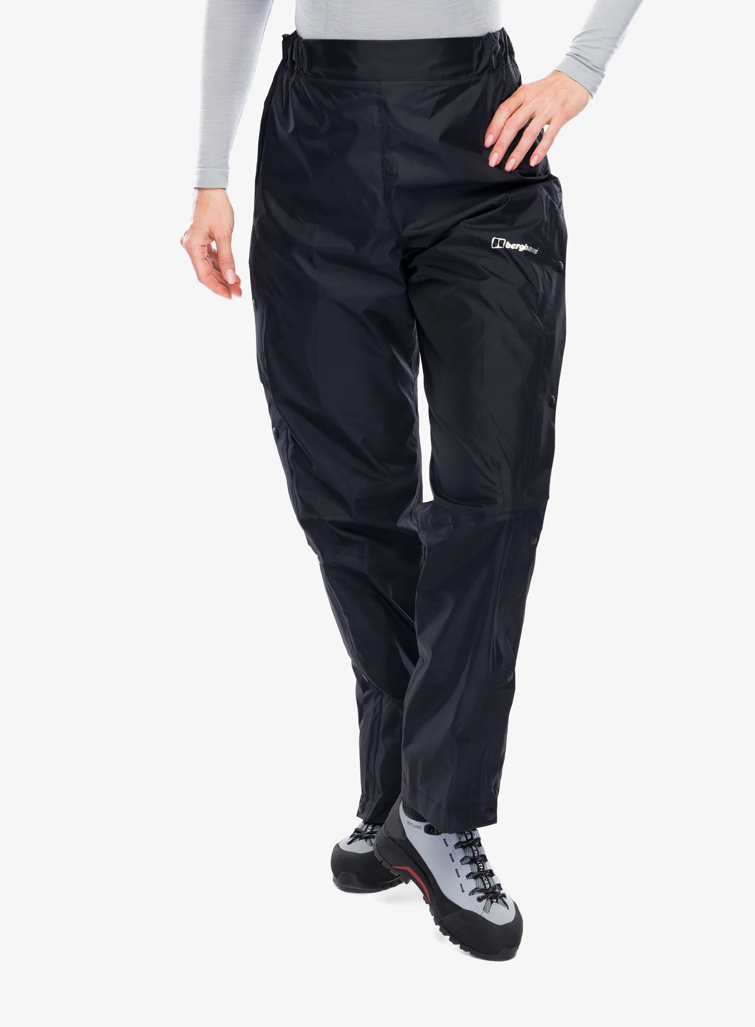 Ženske nepremočljive hlače Berghaus Deluge 2.0 Pant - black/black