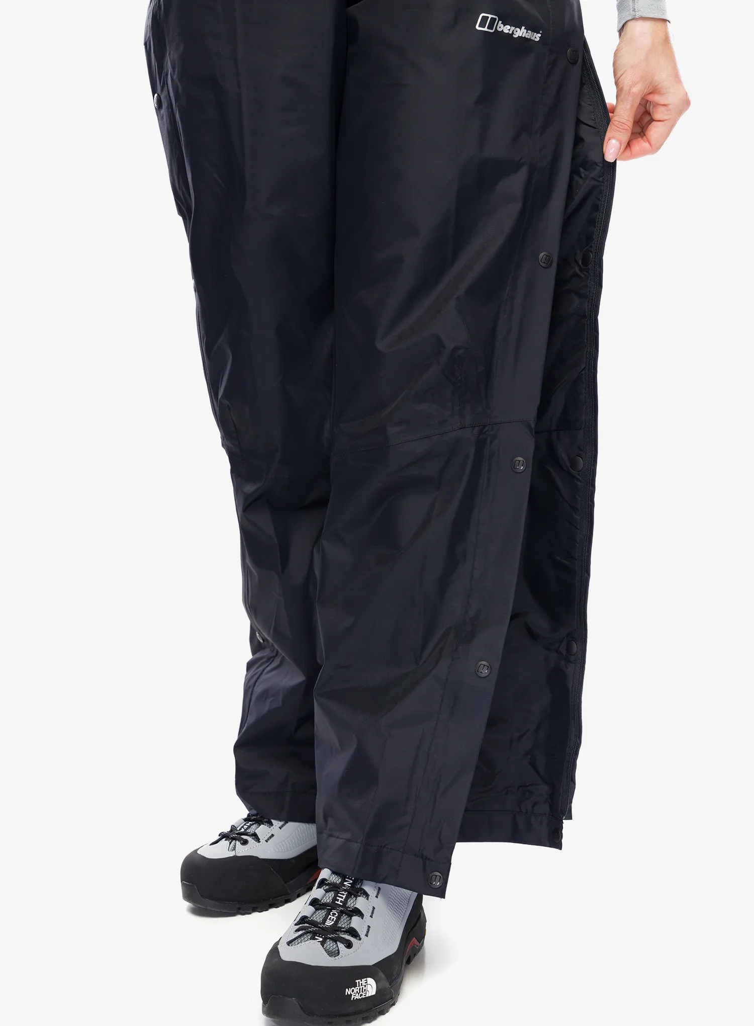 Ženske nepremočljive hlače Berghaus Deluge 2.0 Pant - black/black
