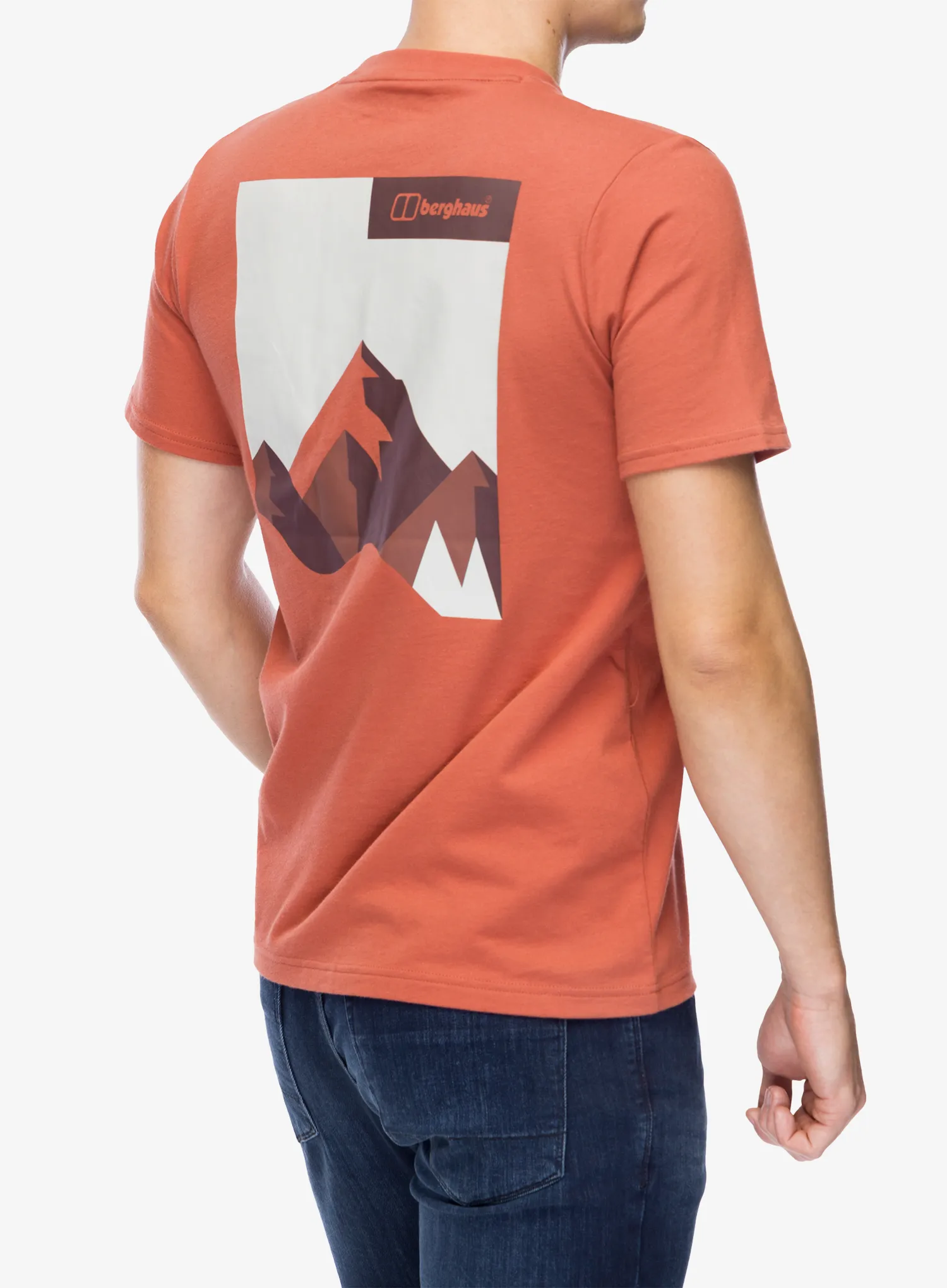 Moška majica Berghaus Dolomites Mtn SS Tee - redwood