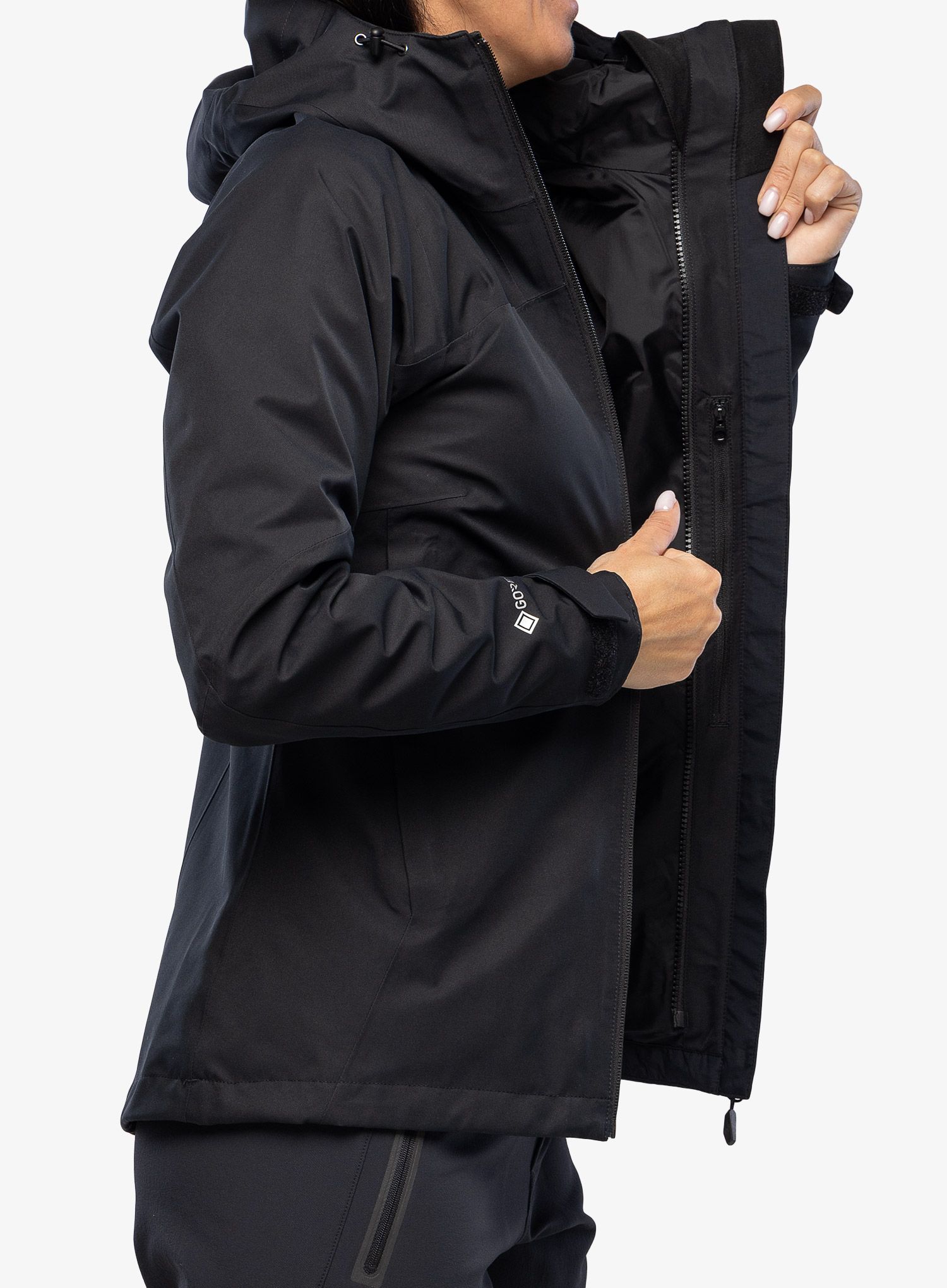 Ženske GORE-TEX jakna Berghaus Fellmaster 3in1 Jacket - black/black