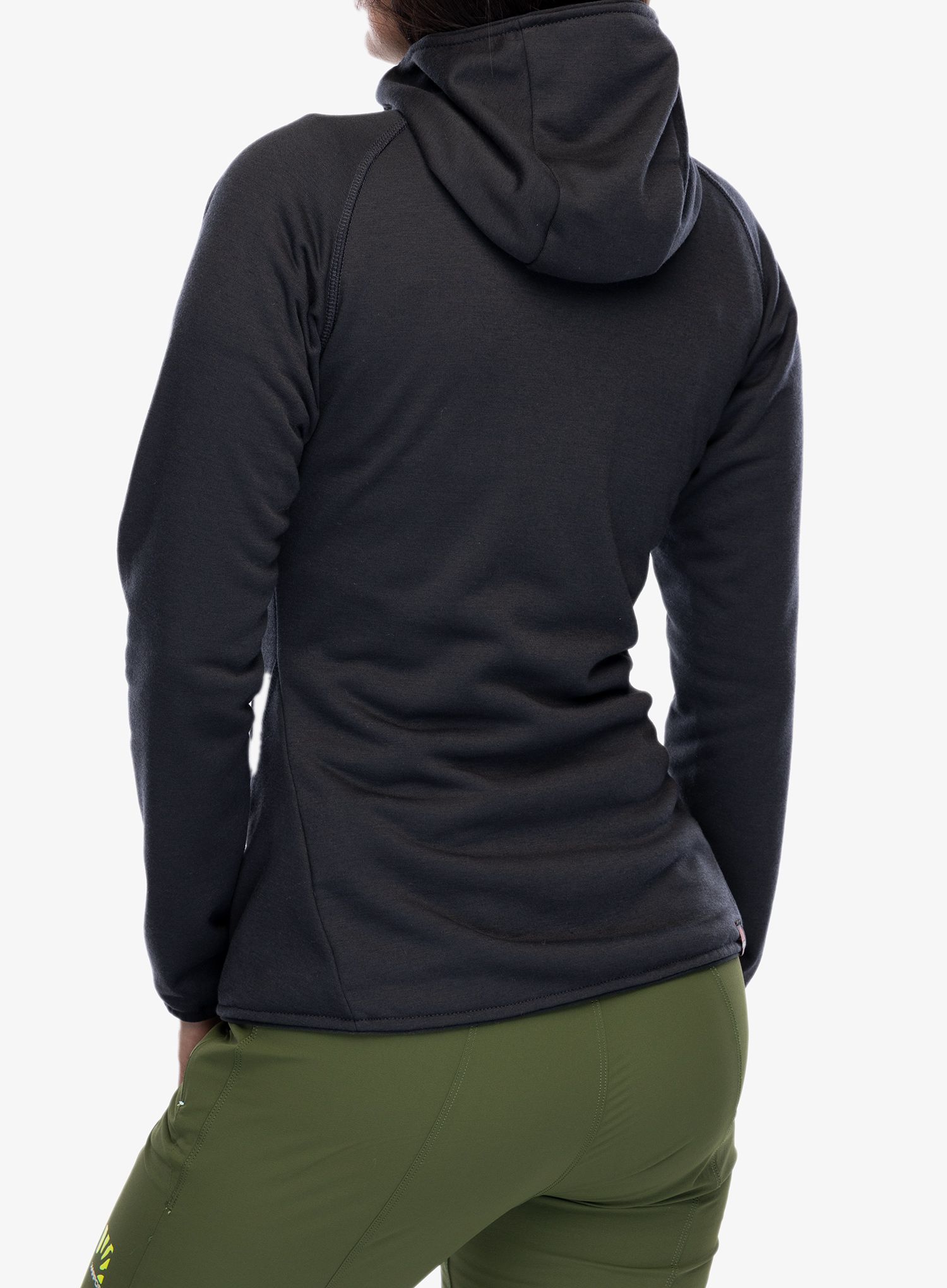 Ženski flis Berghaus Heuberg Hoody - jet black/grey pinstripe marl