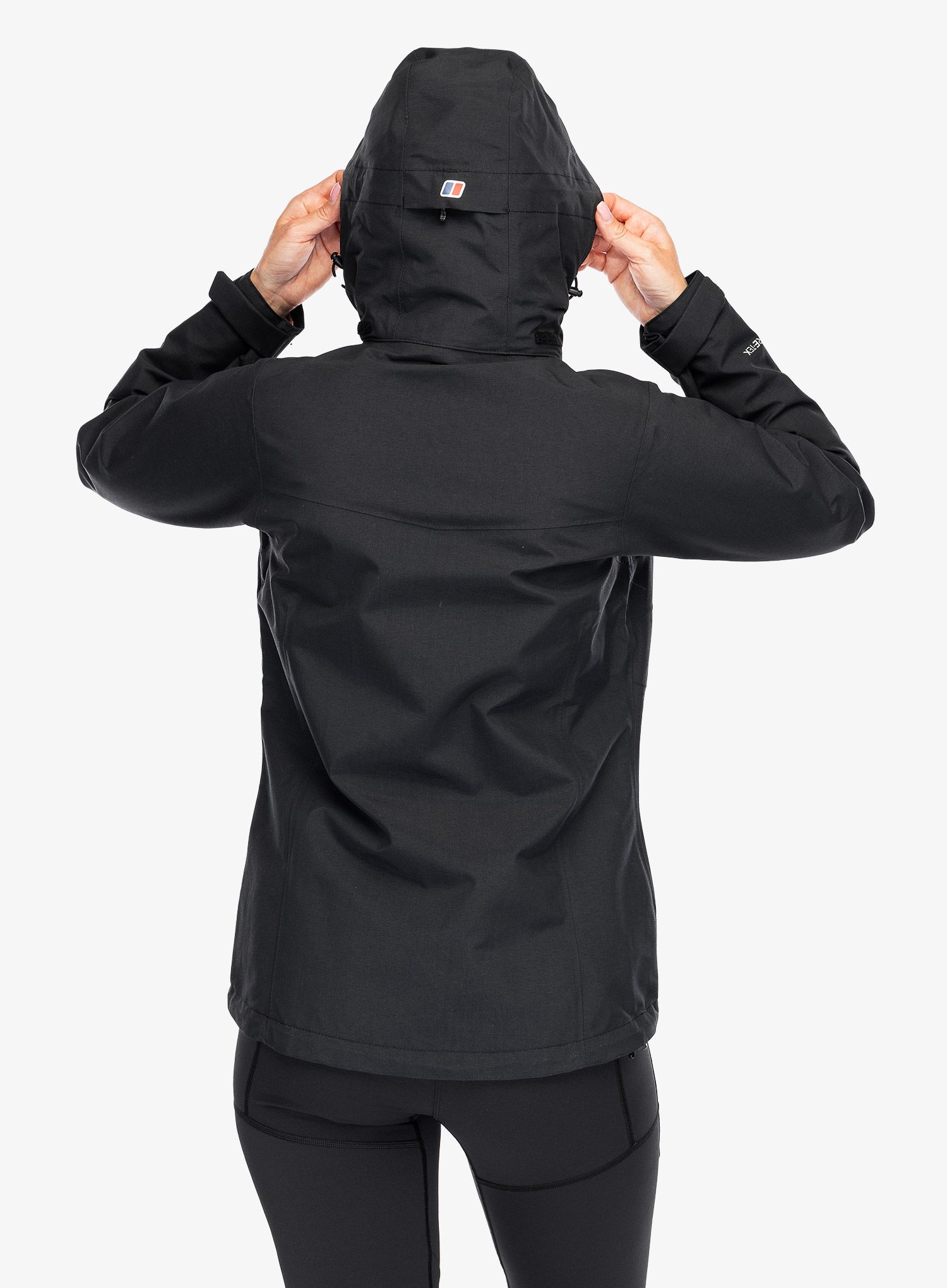Ženska hardshell jakna Berghaus Hillwalker InterActive Shell - black/black