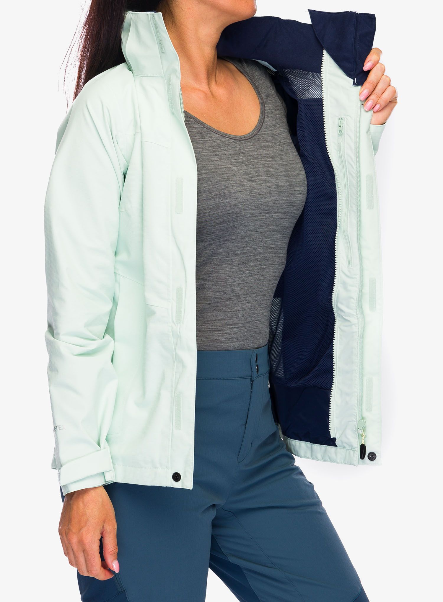 Ženske GORE-TEX jakna Berghaus Hillwalker InterActive Shell - green salt