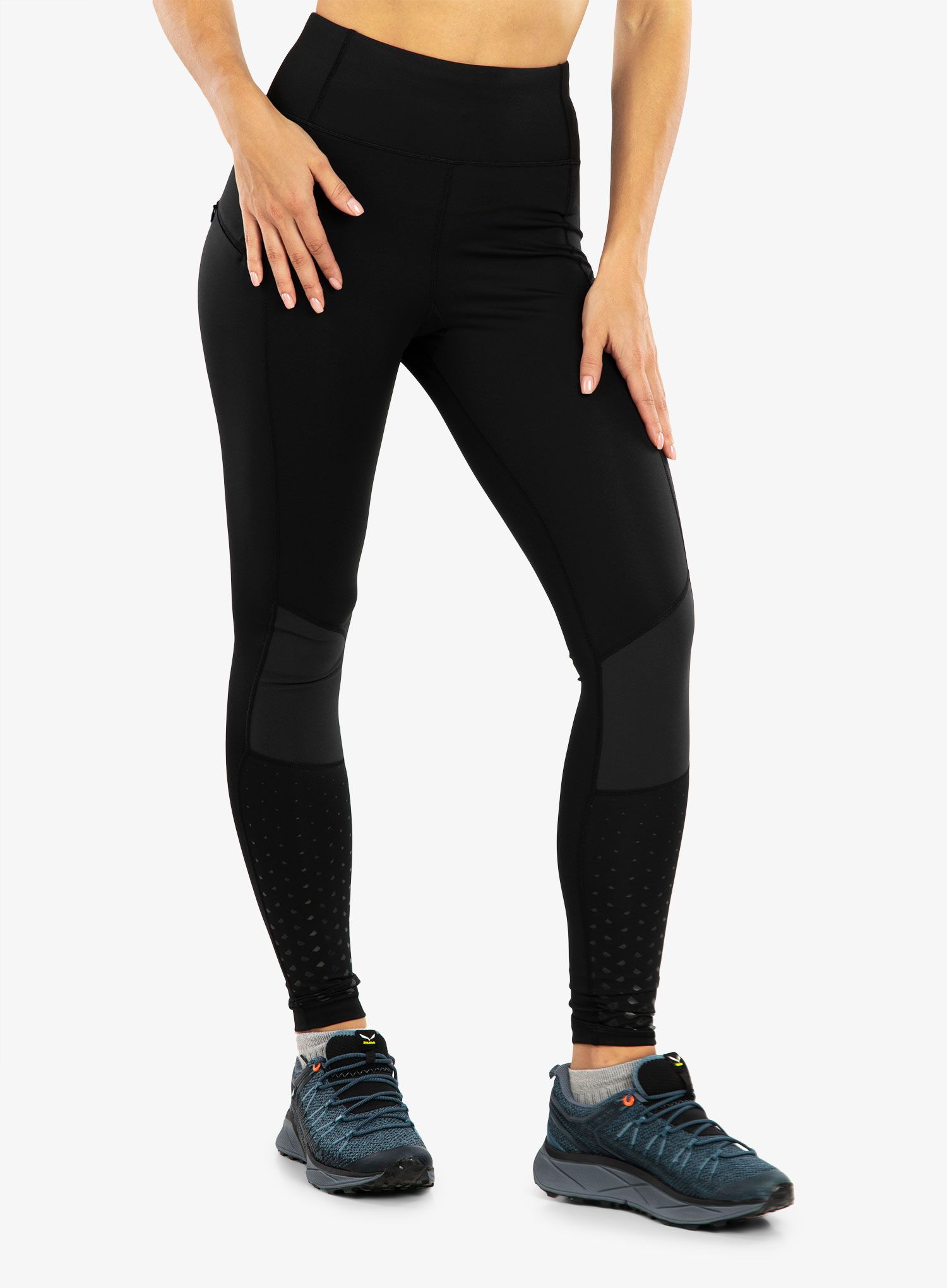 Ženske termo pajkice Berghaus Lelyur Trekking Tights - af black/black
