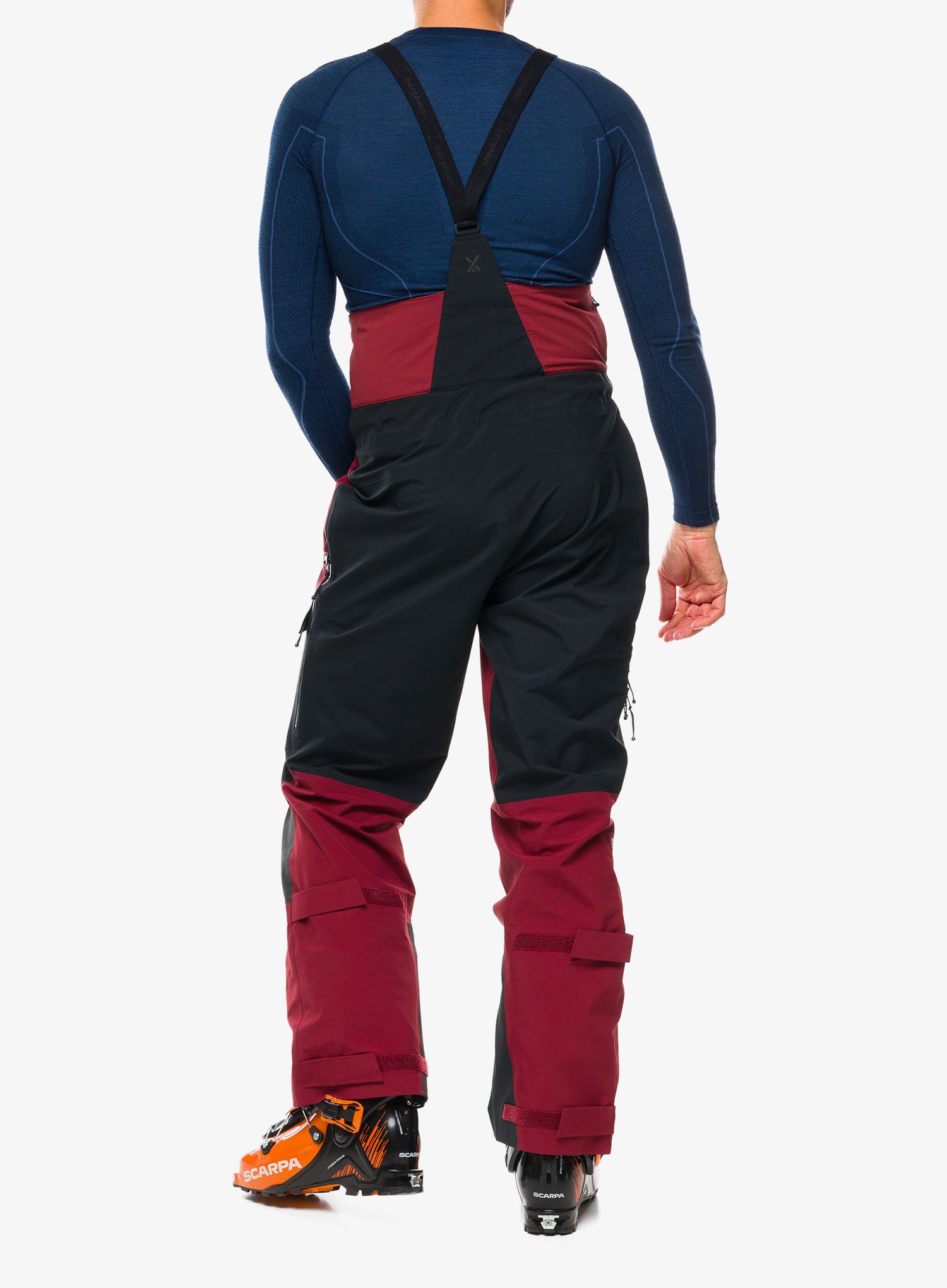 Nepremočljive hlače Berghaus MTN Arete Descnd GTX Bib Pant - syrah/jet black