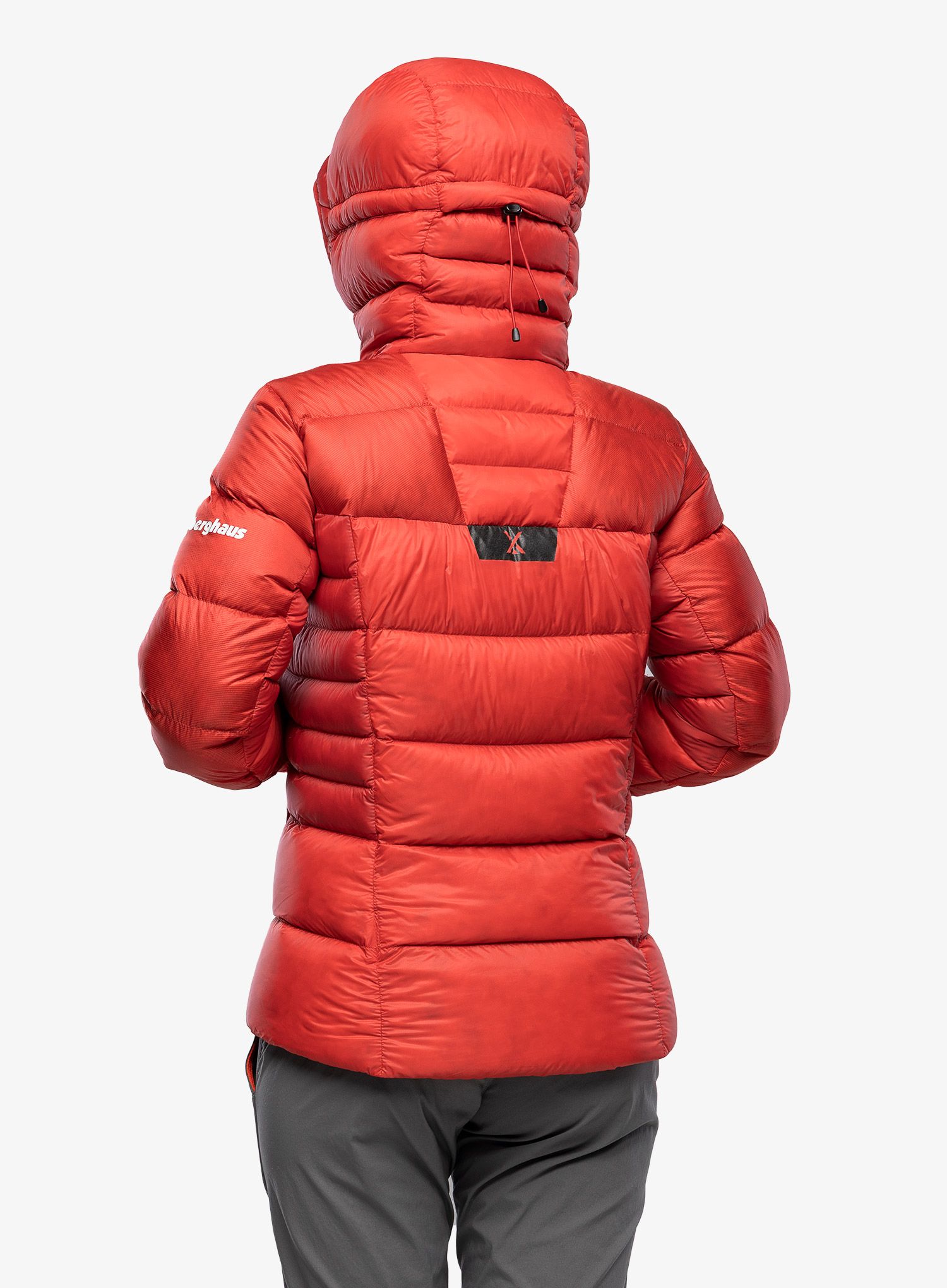 Ženska puhovka Berghaus MTN Arete Ultra Down Hoody - goji berry/haute red