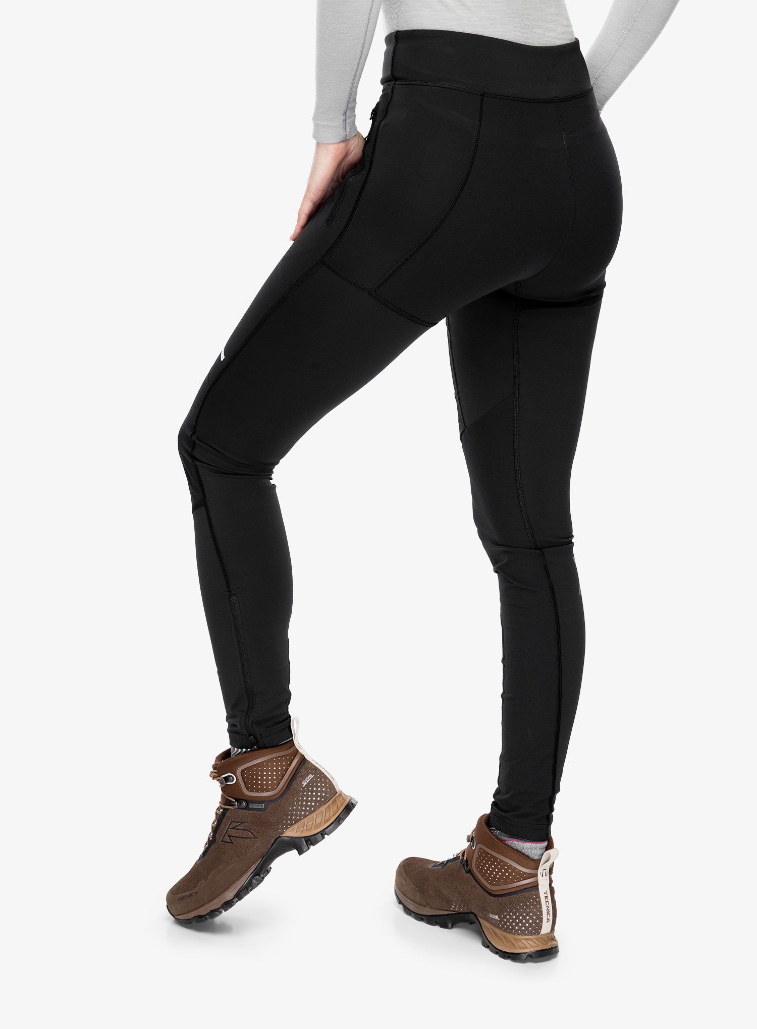 Ženske softshell hlače Berghaus MTN Guide Alpine Legging - black/black