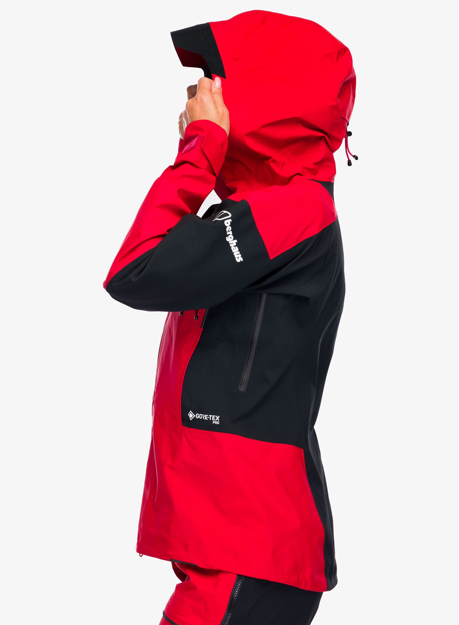 Ženske GORE-TEX jakna Berghaus MTN Guide GTX Pro Jacket - goji berry/jet black