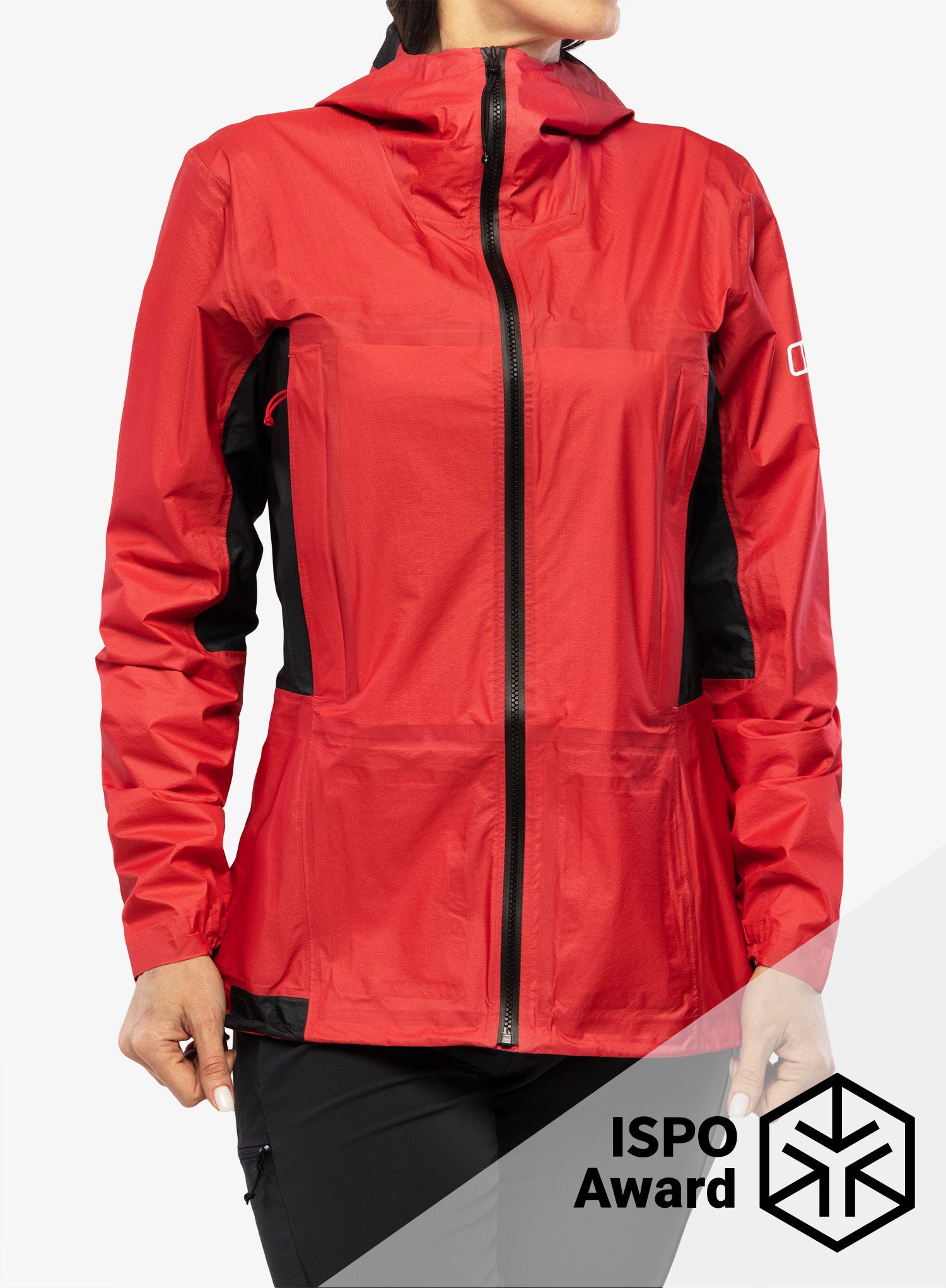 Ženska nepremočljiva jakna Berghaus MTN Guide Hyper Alpha Jacket  - goji berry