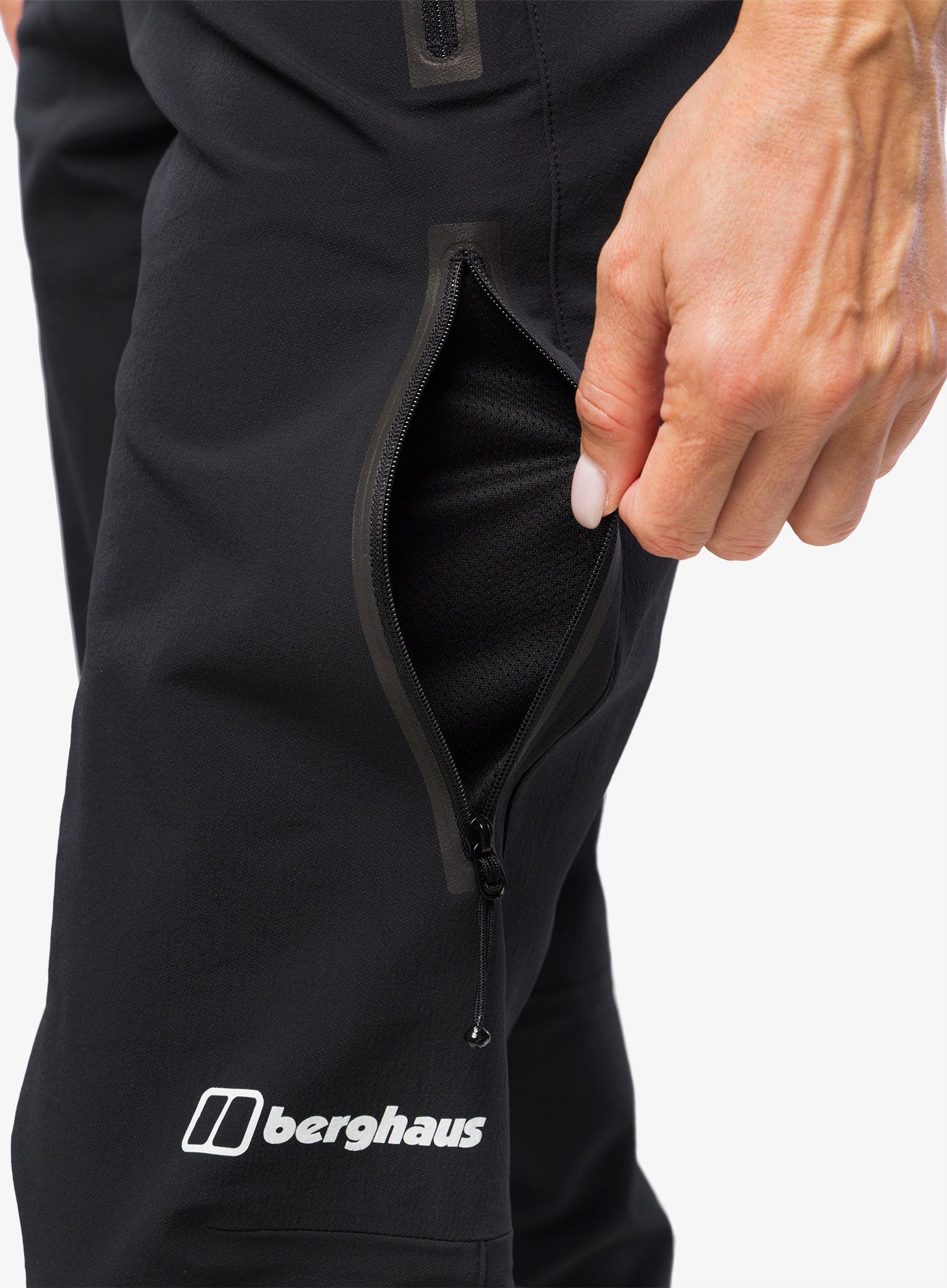 Ženske treking hlače Berghaus MTN Guide MW Technical Pant - black
