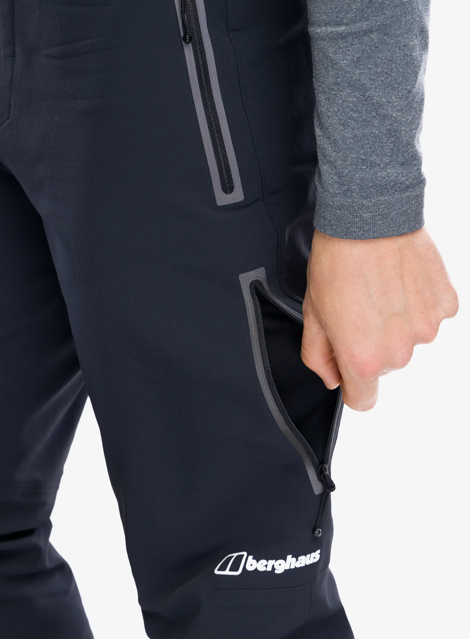 Pohodne hlače Berghaus MTN Guide MW Technical Pant - black/black